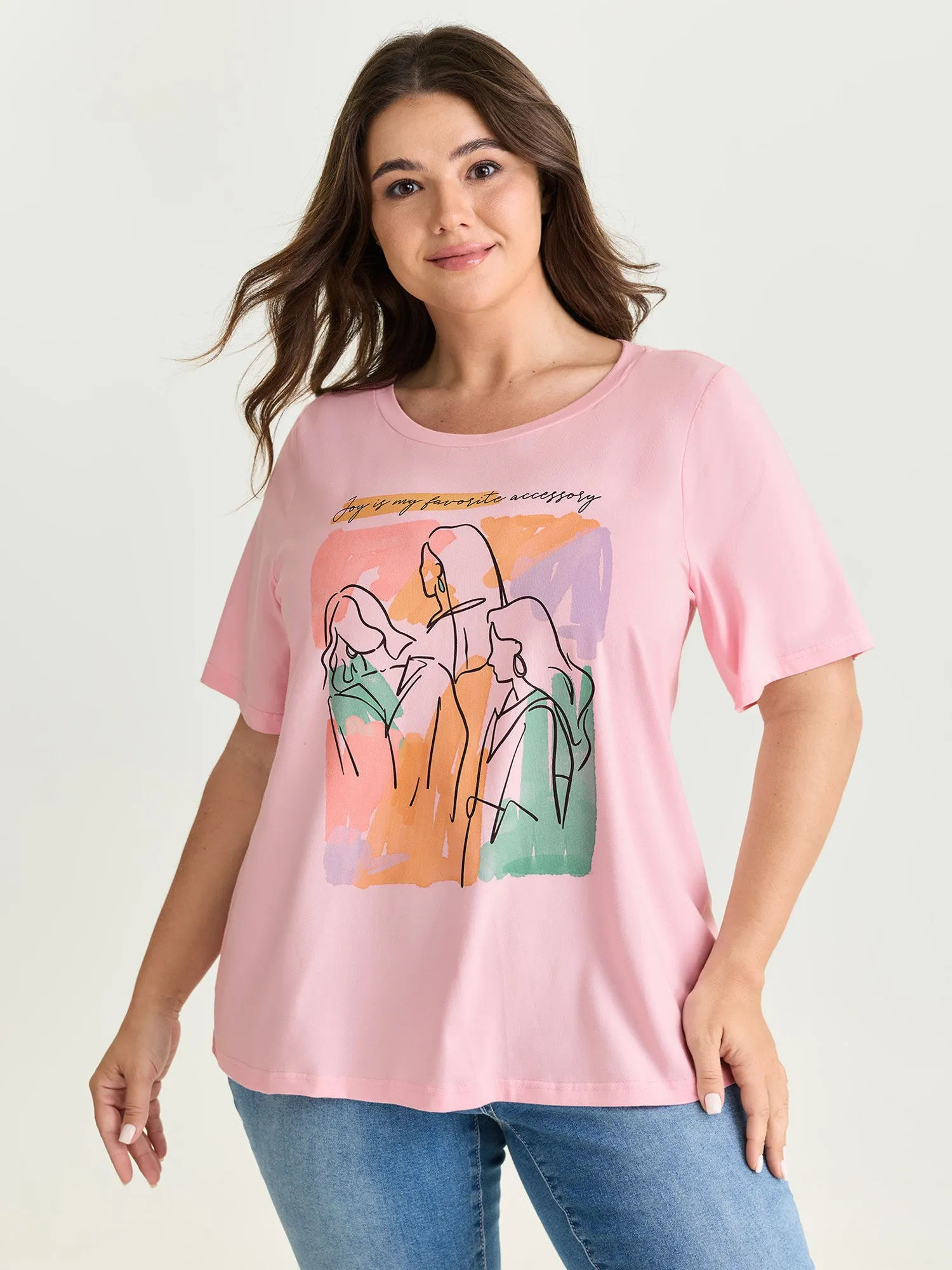 Cotton Joy Print T-Shirt sold by Bloomchic product image thumbnail 2