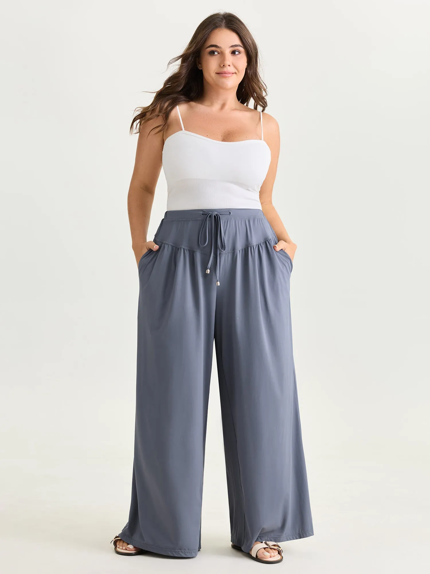 Supersoft Inclusive Wide Waistband Pants sold by Bloomchic