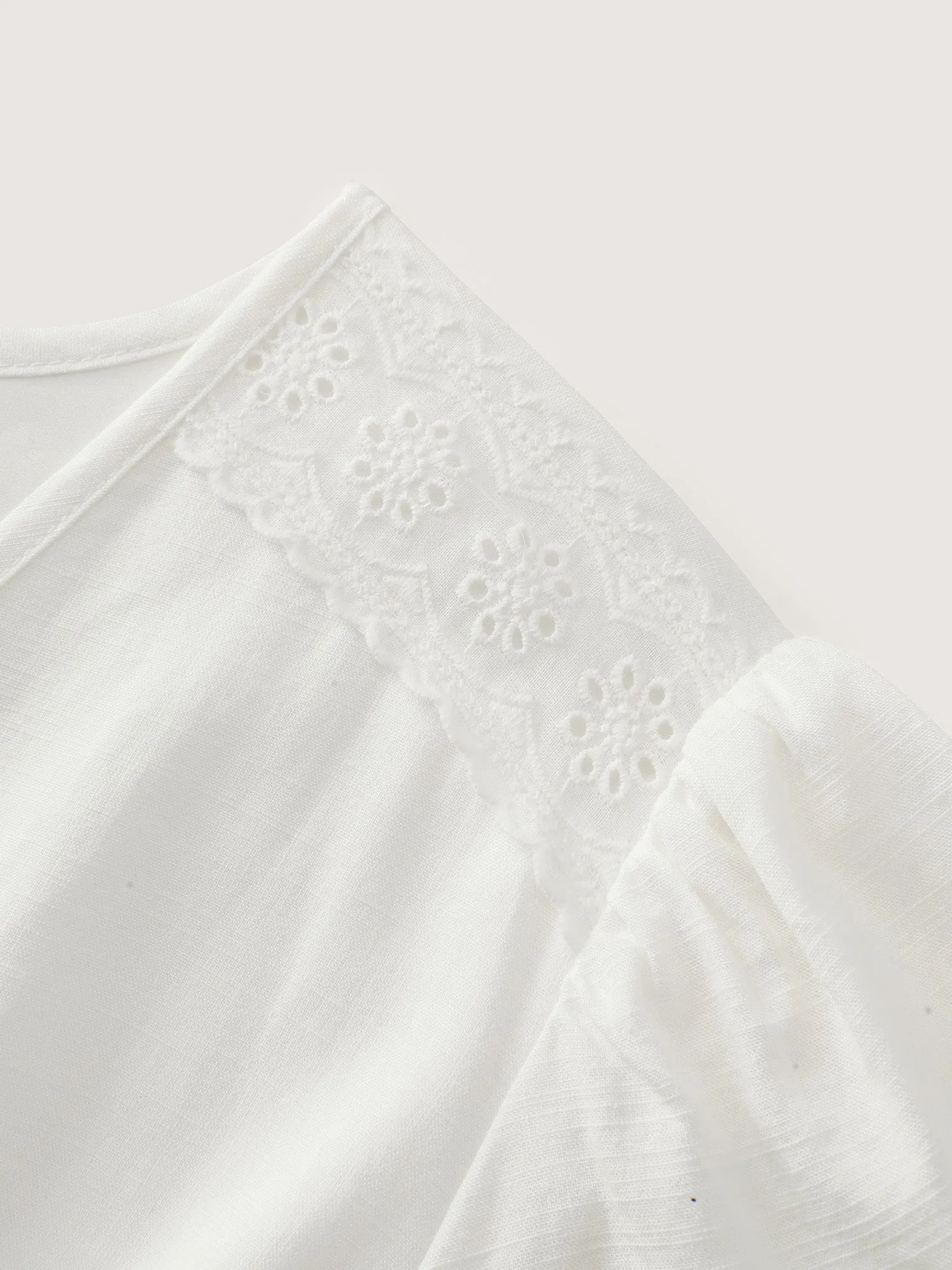 Shirred Waist Tiered V-Neck Maxi Dress sold by Bloomchic product image thumbnail 5