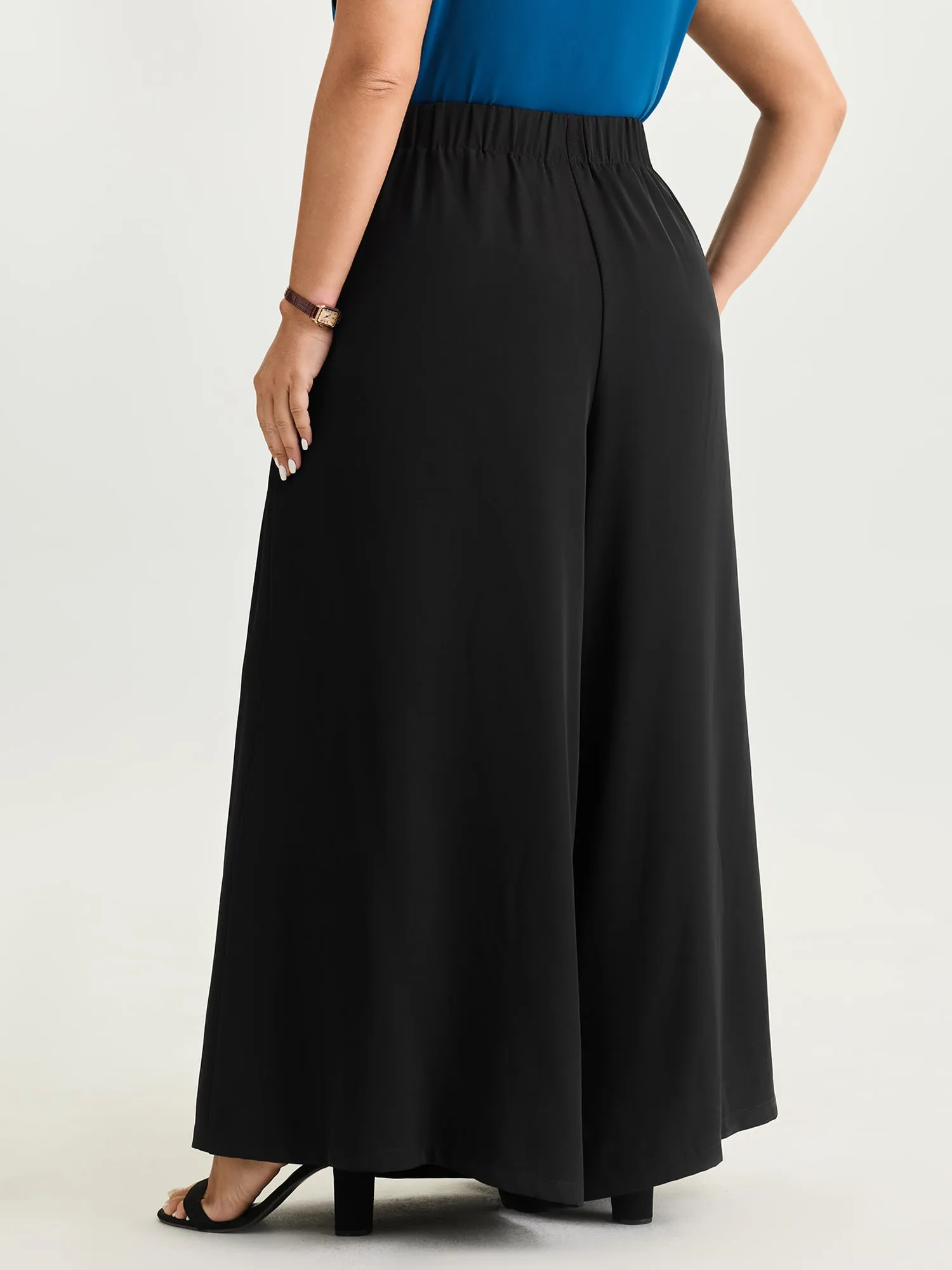 Classic Pleated Wide-Leg Pants sold by Bloomchic product image thumbnail 5