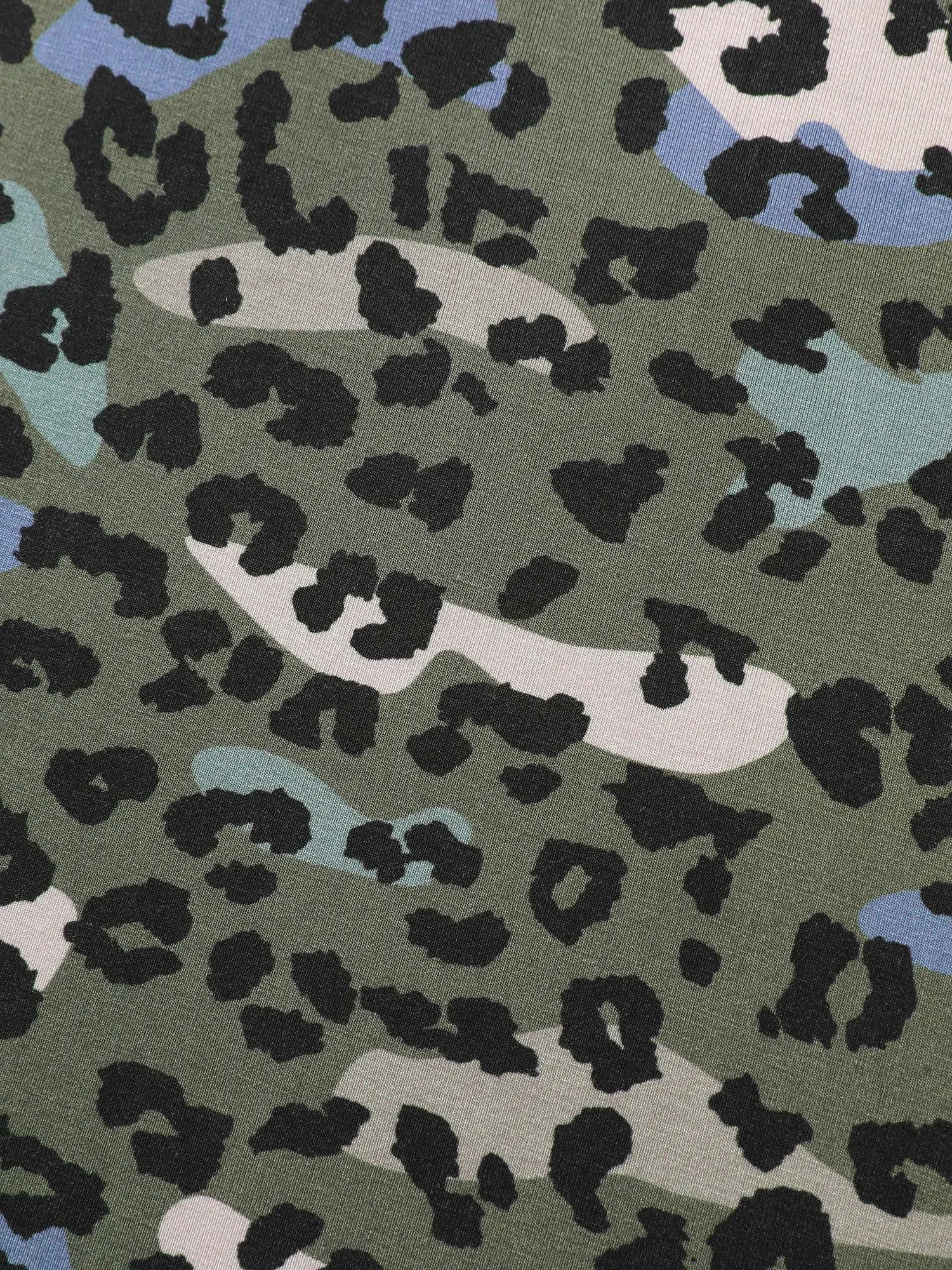 Camouflage Leopard Print T-Shirt sold by Bloomchic product image thumbnail 5