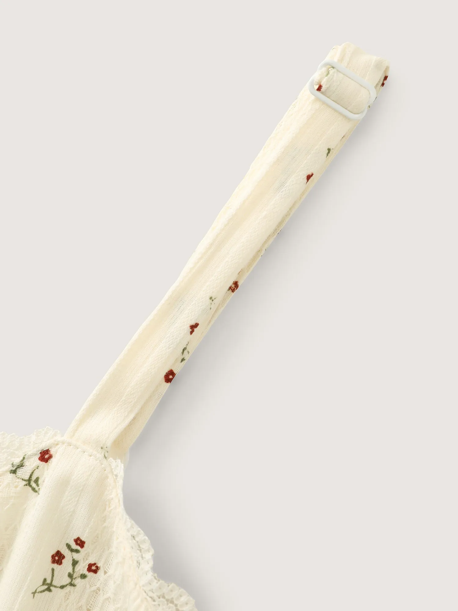 Floral Print Lace Trim Tank Top sold by Bloomchic product image thumbnail 5