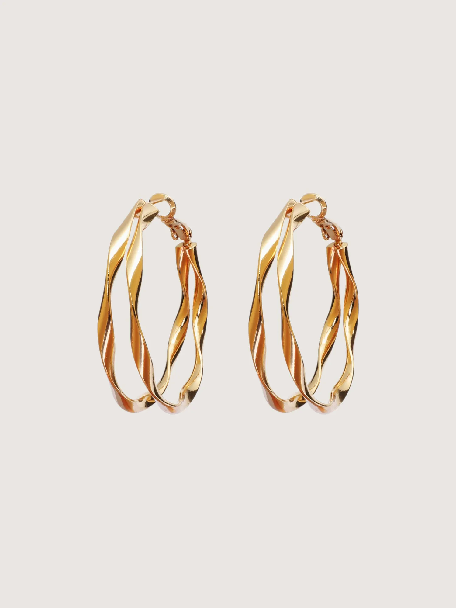 925 Silver Needle Textured Hoop Earrings sold by Bloomchic