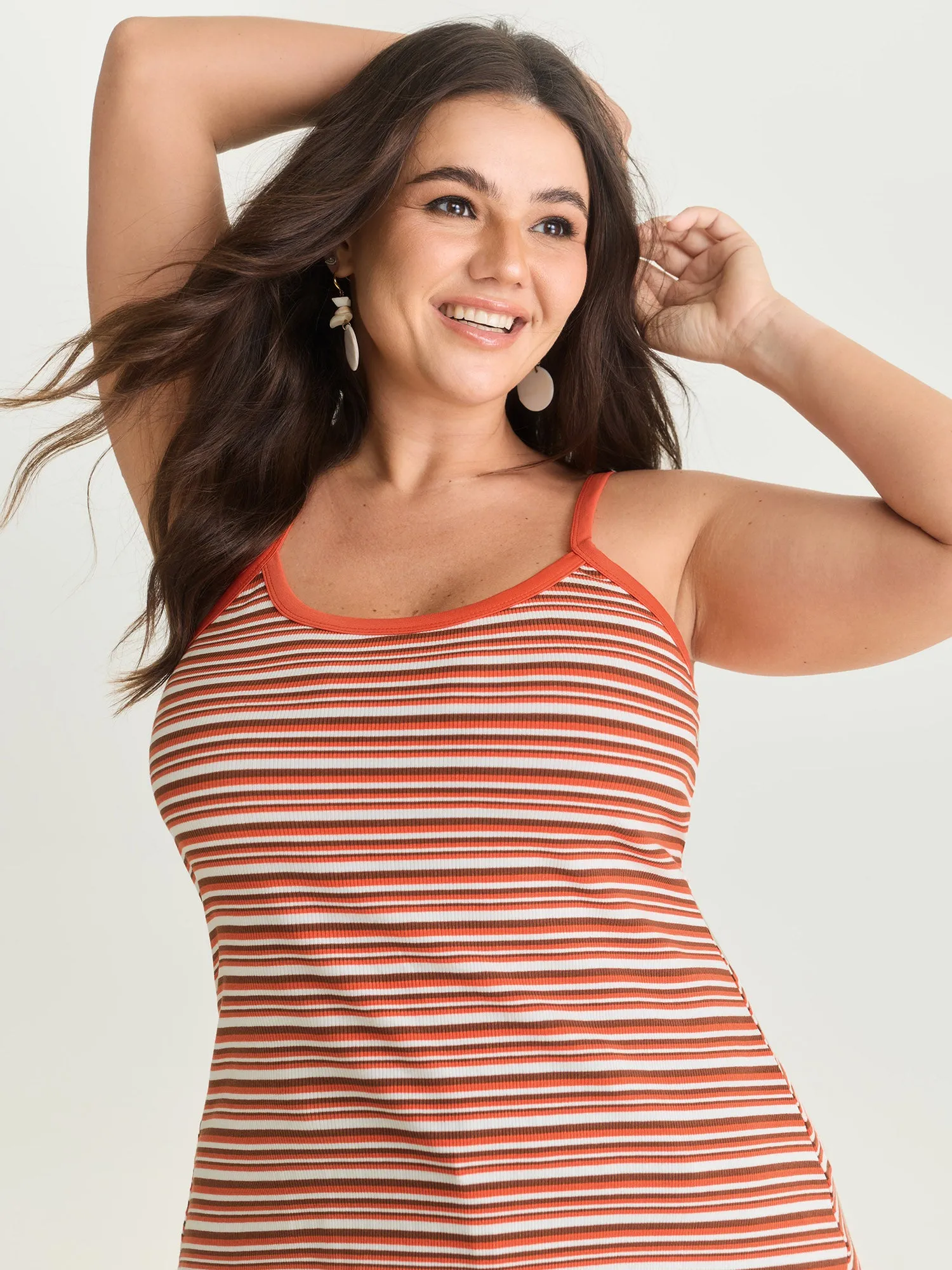 Supersoft Striped Pattern Tank Top sold by Bloomchic product image thumbnail 2