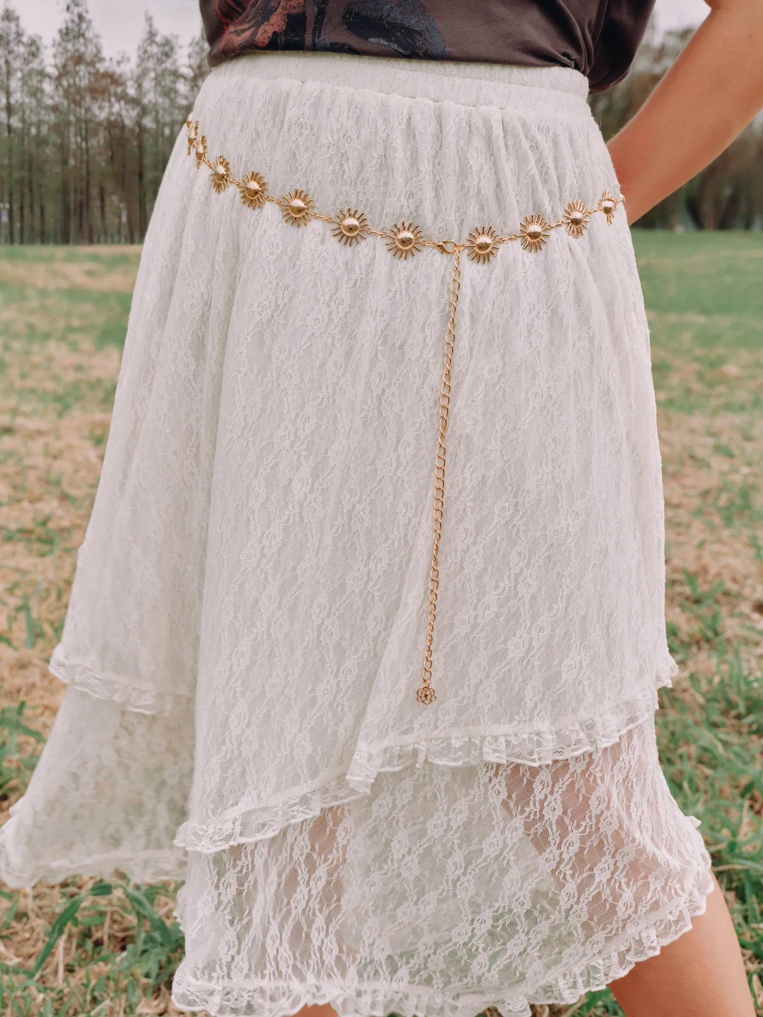 Sunflower Chain Link Belt sold by Bloomchic product image thumbnail 3