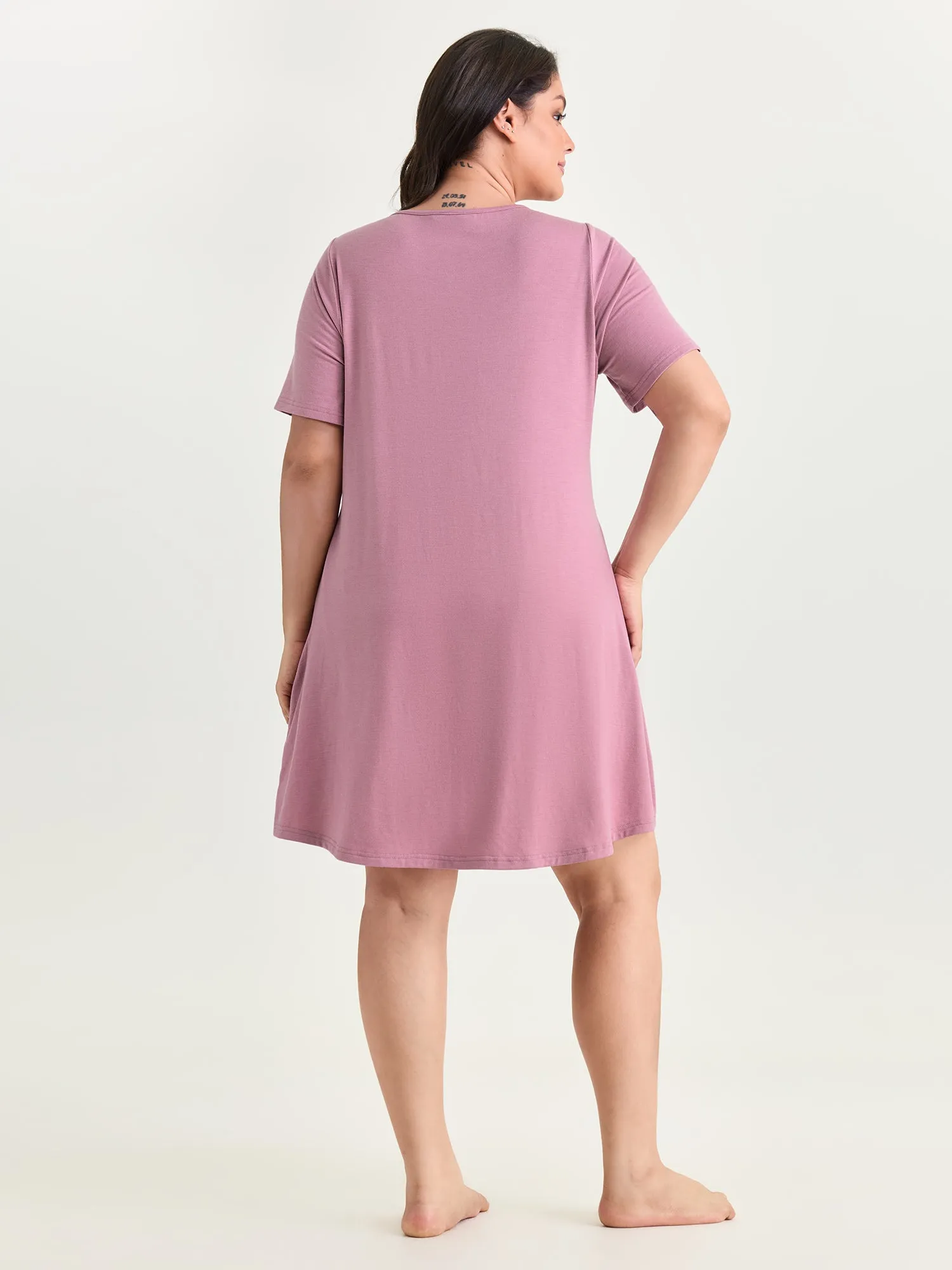 Supersoft Floral Feel T-Shirt Nightgown sold by Bloomchic product image thumbnail 3