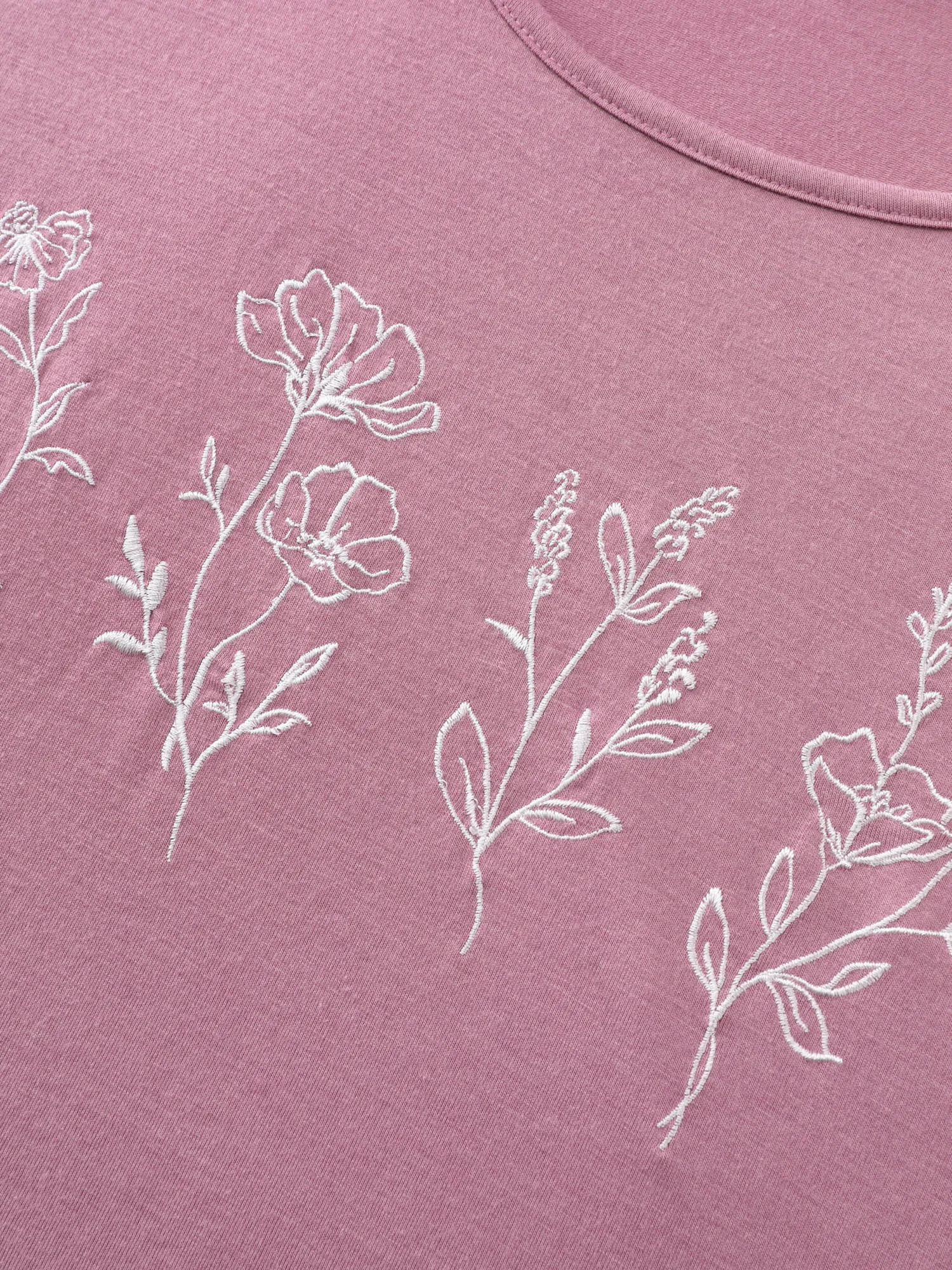 Supersoft Floral Feel T-Shirt Nightgown sold by Bloomchic product image thumbnail 4