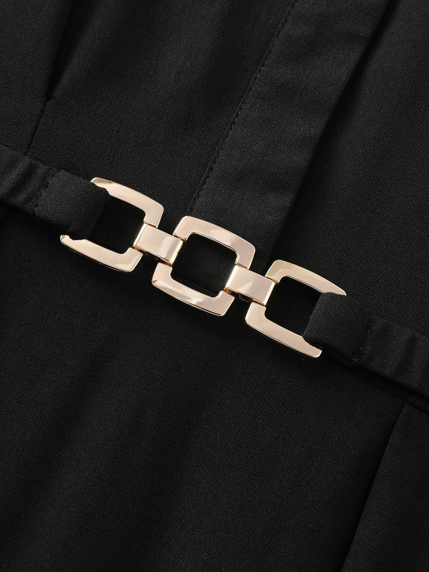 Pleated Belted Detail Pockets Midi Dress sold by Bloomchic product image thumbnail 5