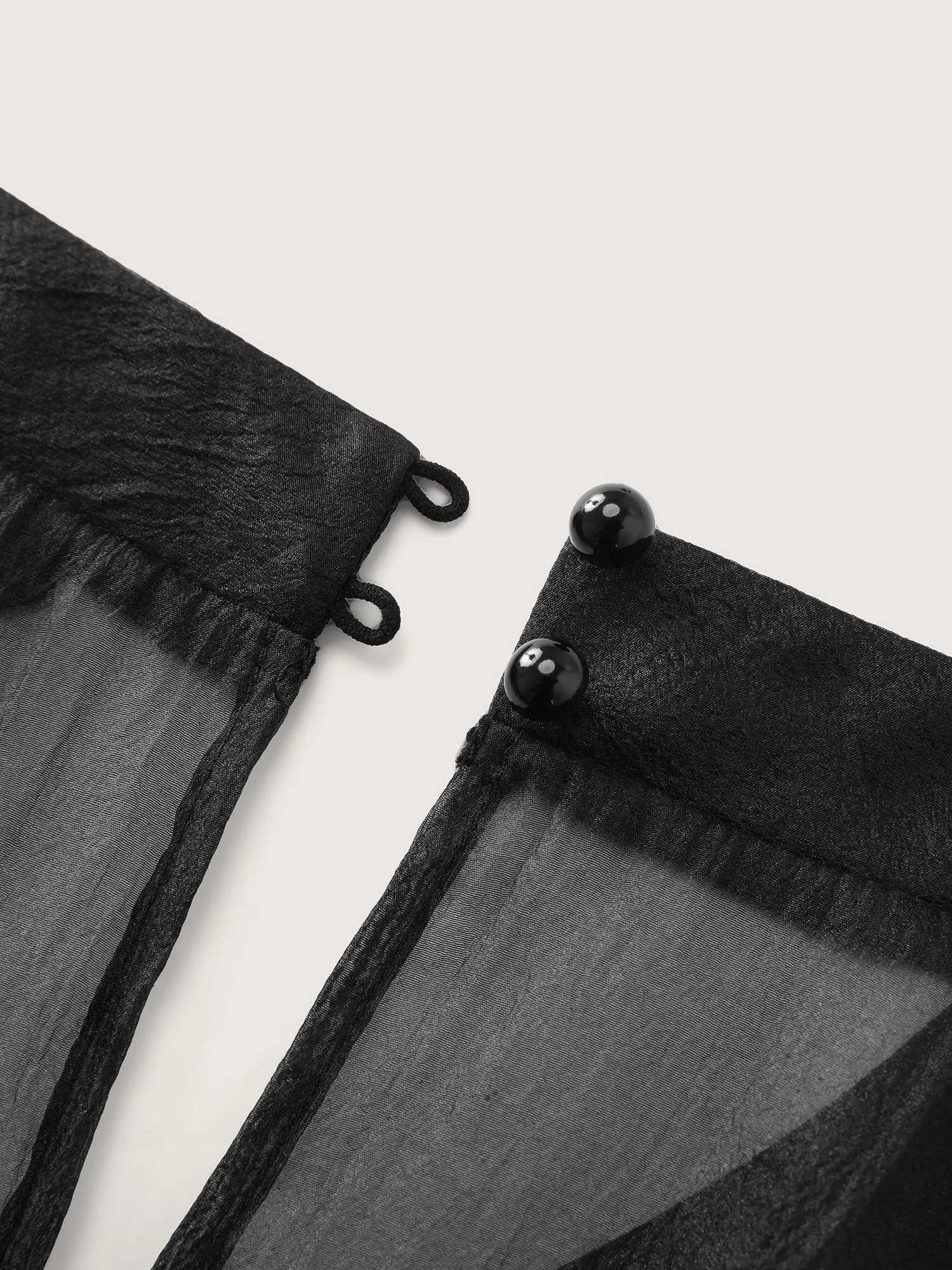 Sheer Mock Neckline Breathable Blouse sold by Bloomchic product image thumbnail 5