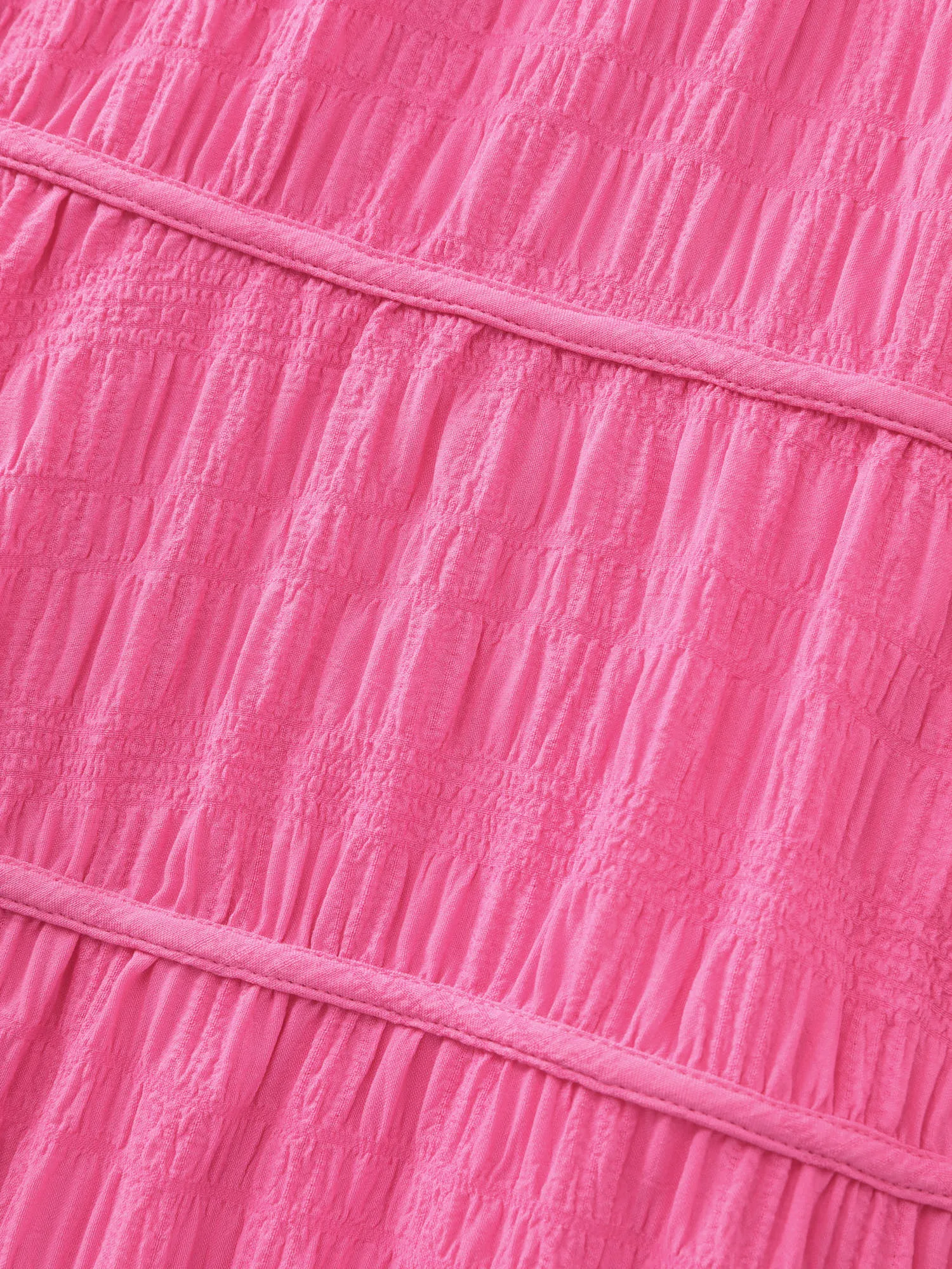 Textured Cinched-Waist Maxi Dress sold by Bloomchic product image thumbnail 5