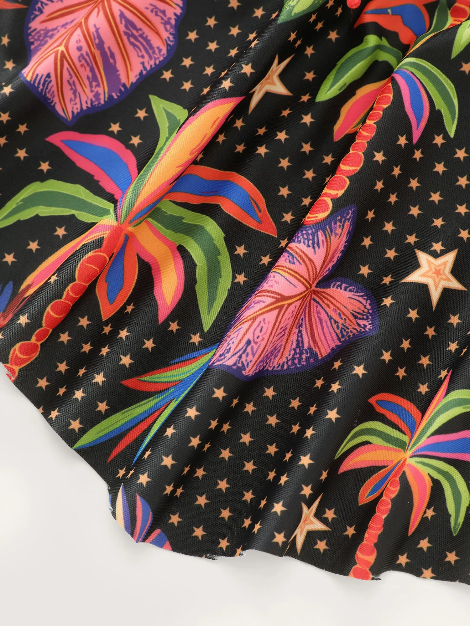 Tropical Print Flared Swim Top sold by Bloomchic product image thumbnail 5