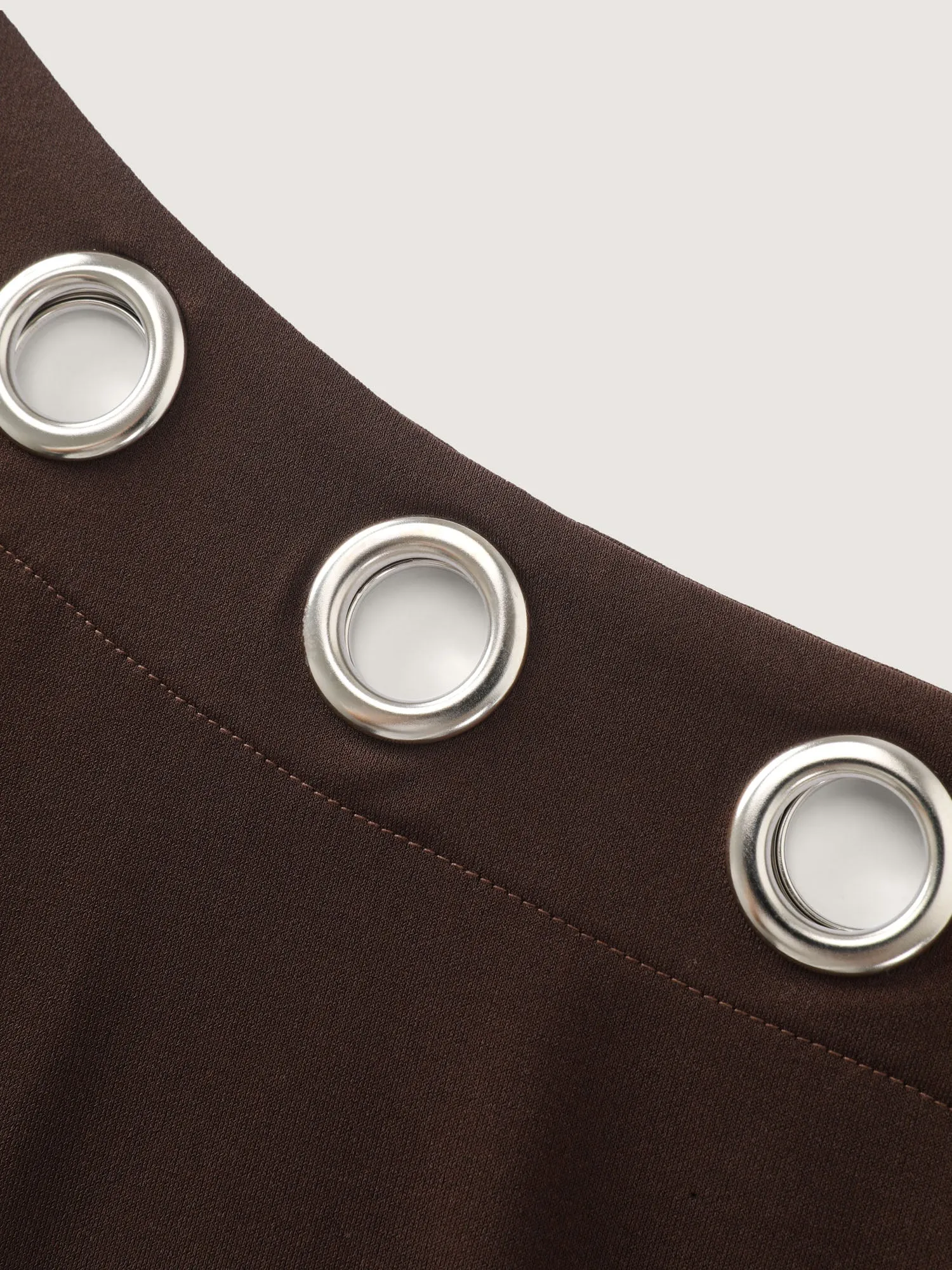 Stretchy Metal Eyelet Detail Bodycon Dress sold by Bloomchic product image thumbnail 5