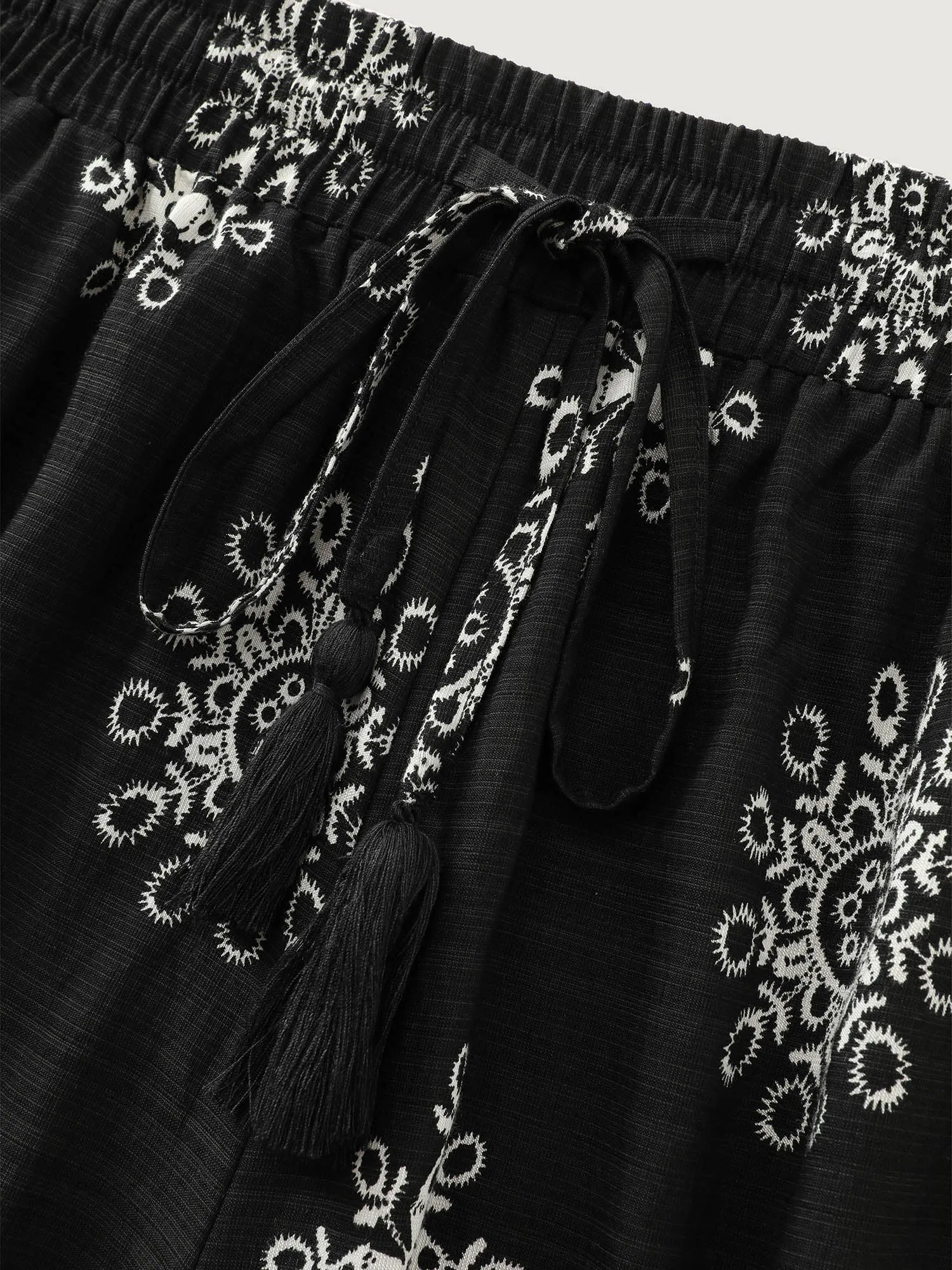 Boho Floral Print Wide Leg Pants sold by Bloomchic product image thumbnail 5