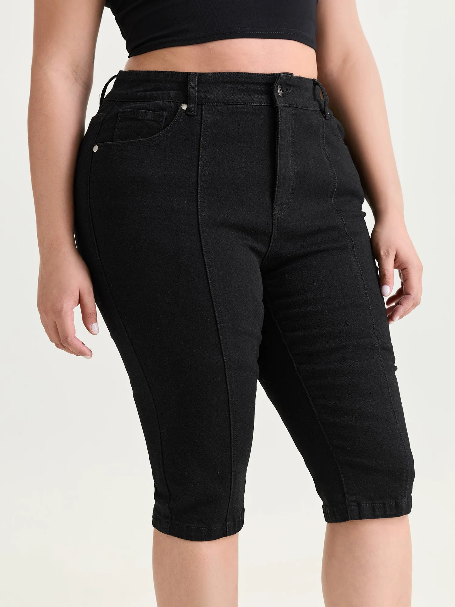 Cowboy Tummy-Control Skinny-Fit Jeans sold by Bloomchic product image thumbnail 2