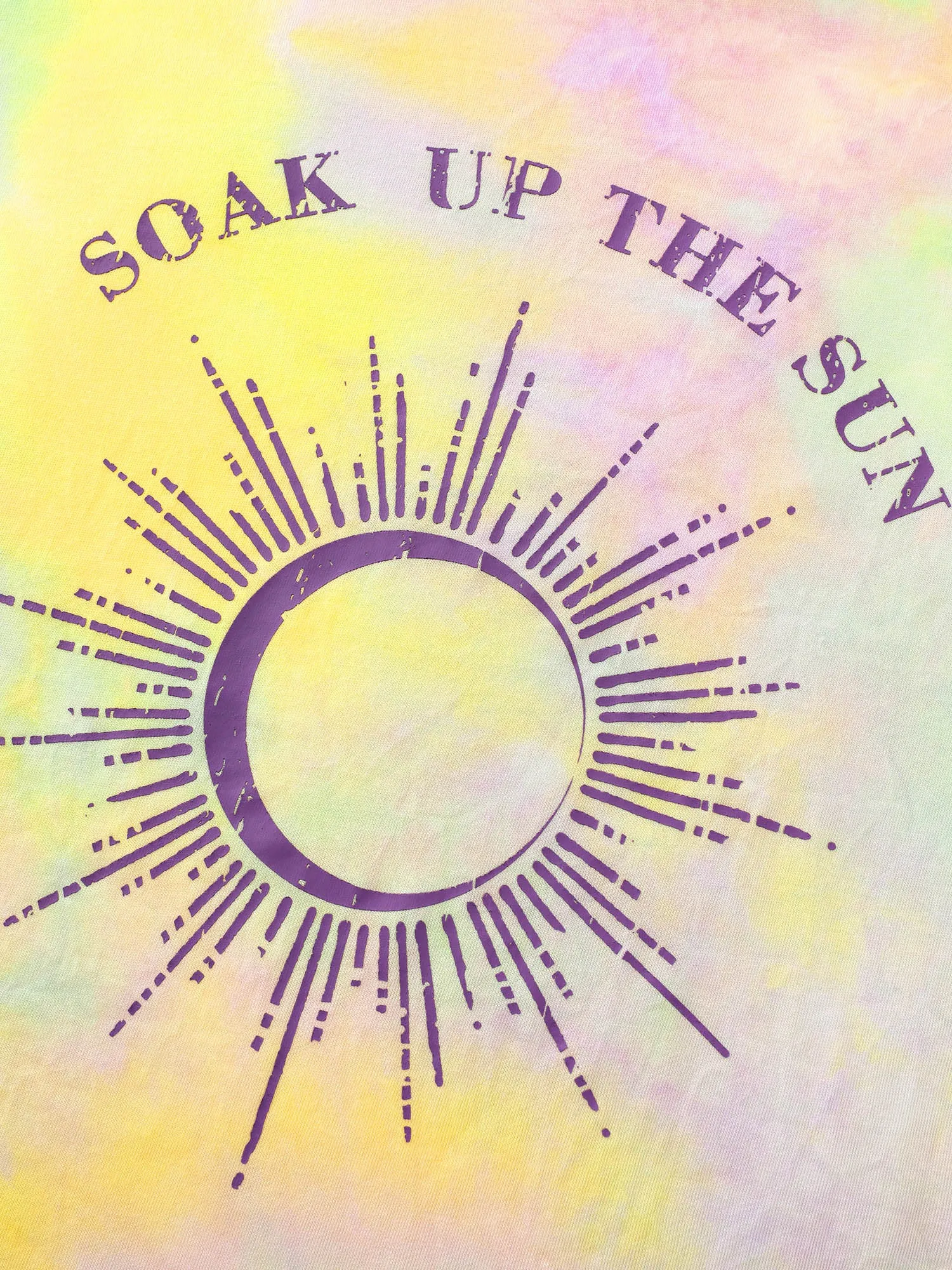 Sun-soaked Print Ombre Gradient T-Shirt sold by Bloomchic product image thumbnail 5