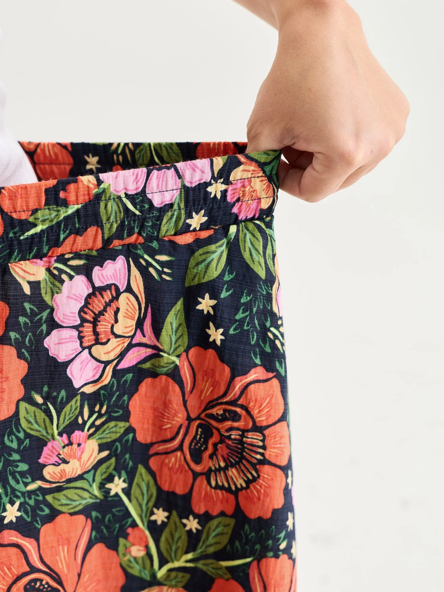 Vibrant Floral Print Flowy Maxi Skirt sold by Bloomchic product image thumbnail 4