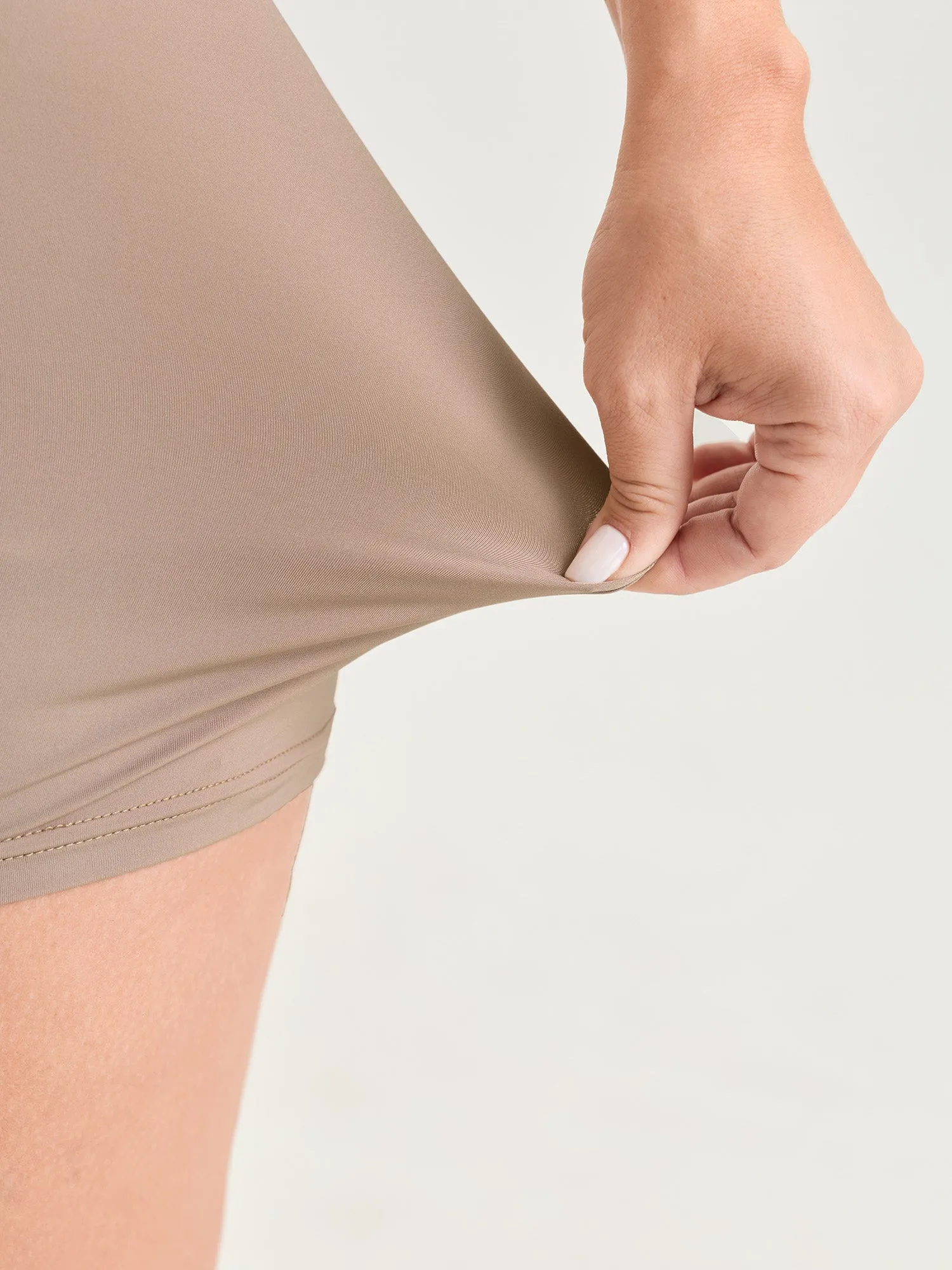 Stretchy Wide Waistband Skinny-Fit Leggings sold by Bloomchic product image thumbnail 3