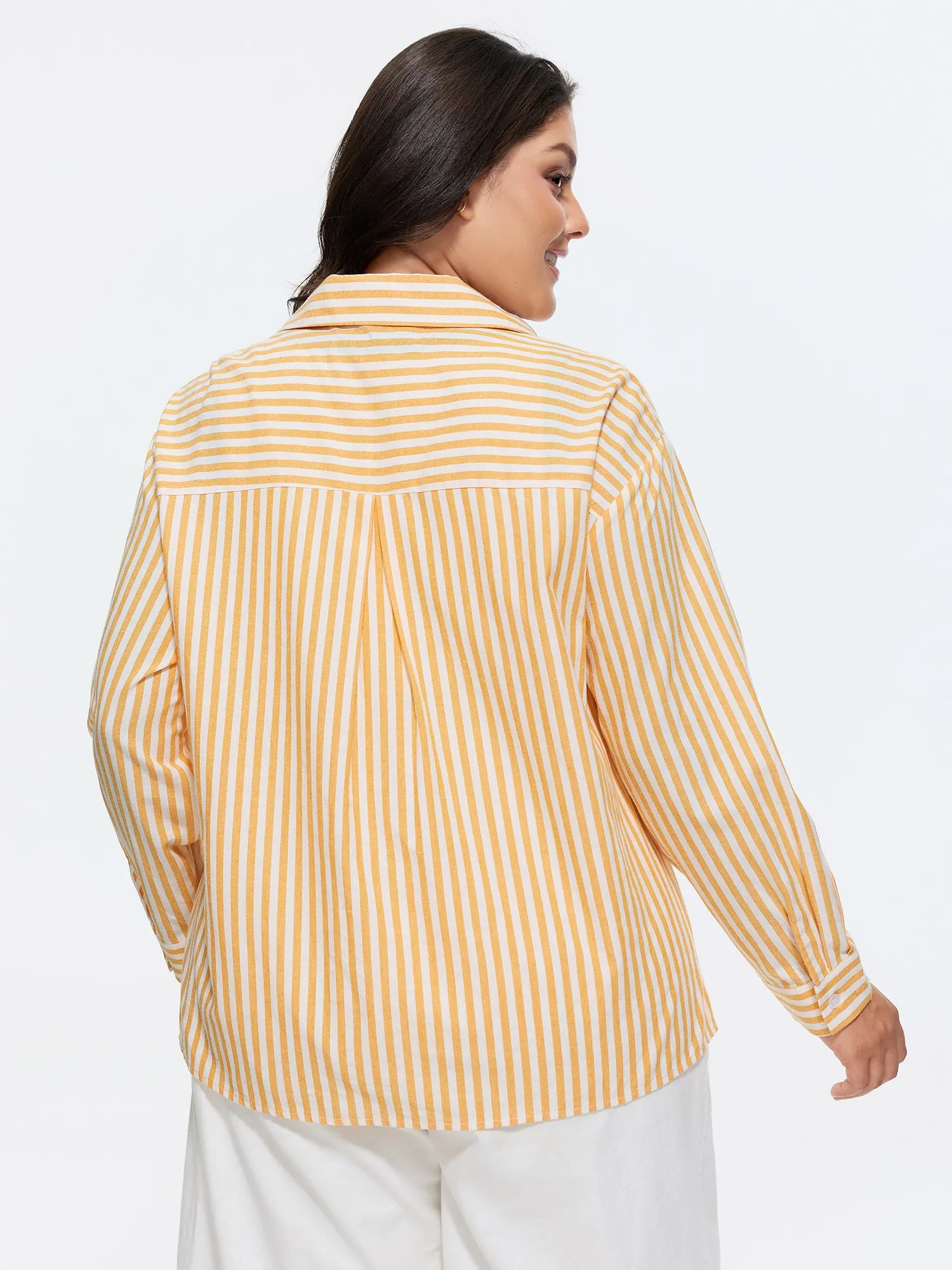 Cotton Button-Down Long Shirt sold by Bloomchic product image thumbnail 4
