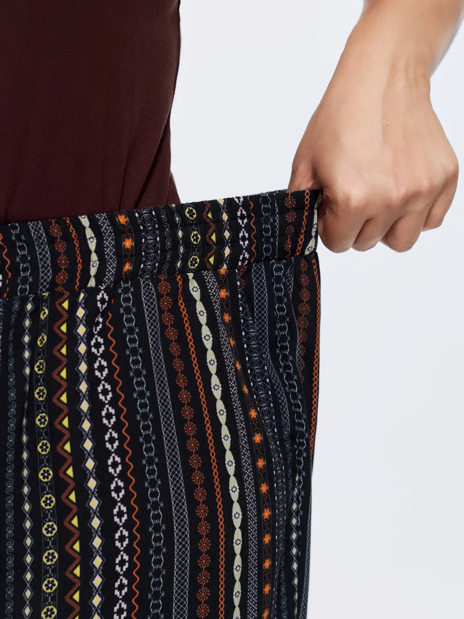 Striped Pockets Wide-Leg Pants sold by Bloomchic product image thumbnail 4