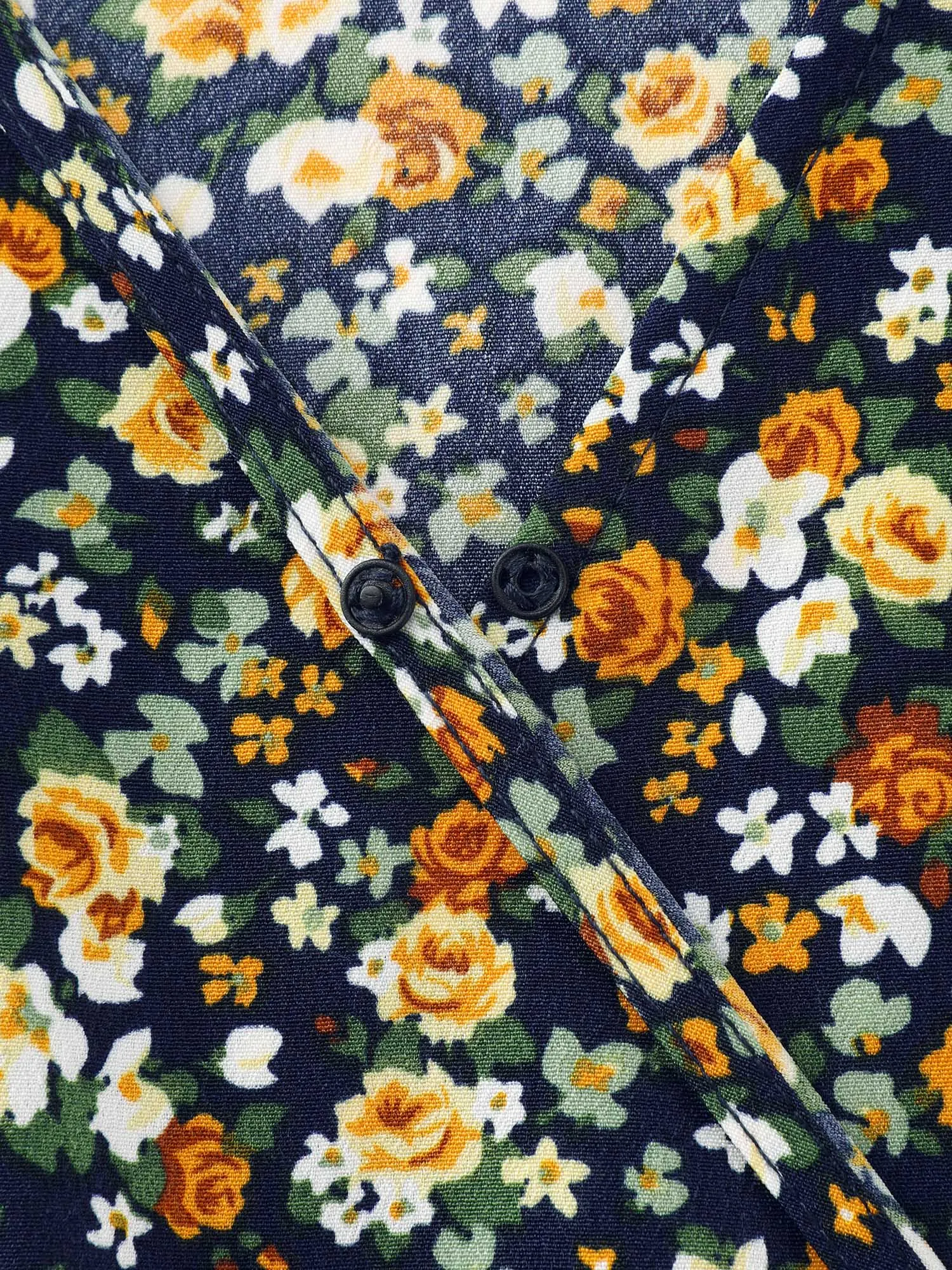 Floral Print Cinched-Waist Blouse sold by Bloomchic product image thumbnail 5