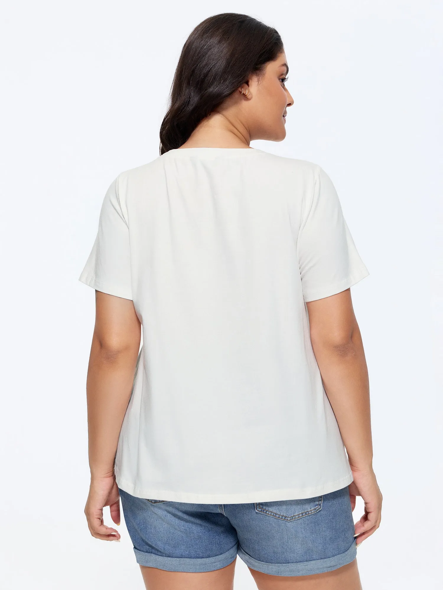 Cotton Sun-kissed Wild Print T-Shirt sold by Bloomchic product image thumbnail 4