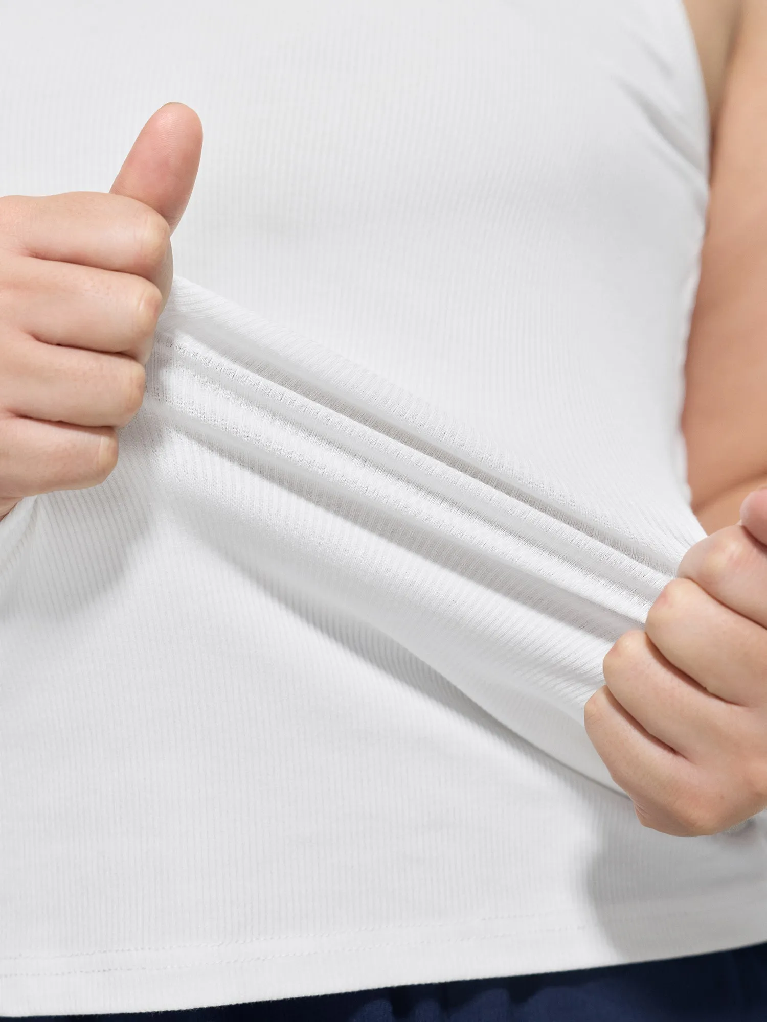 Supersoft Stretchy Ruched Sides Tank Top sold by Bloomchic product image thumbnail 3
