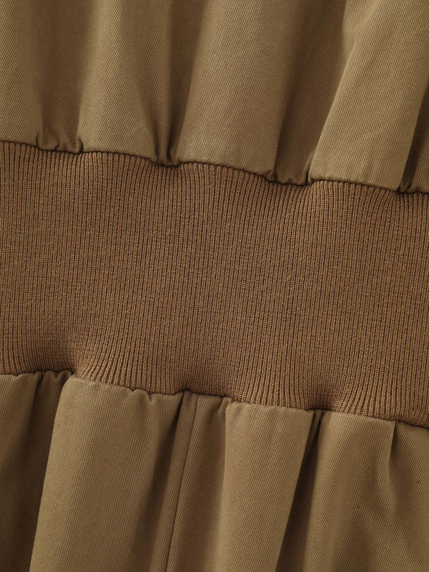 Cotton Zipper Pleated Waist-Defining Jumpsuit sold by Bloomchic product image thumbnail 5