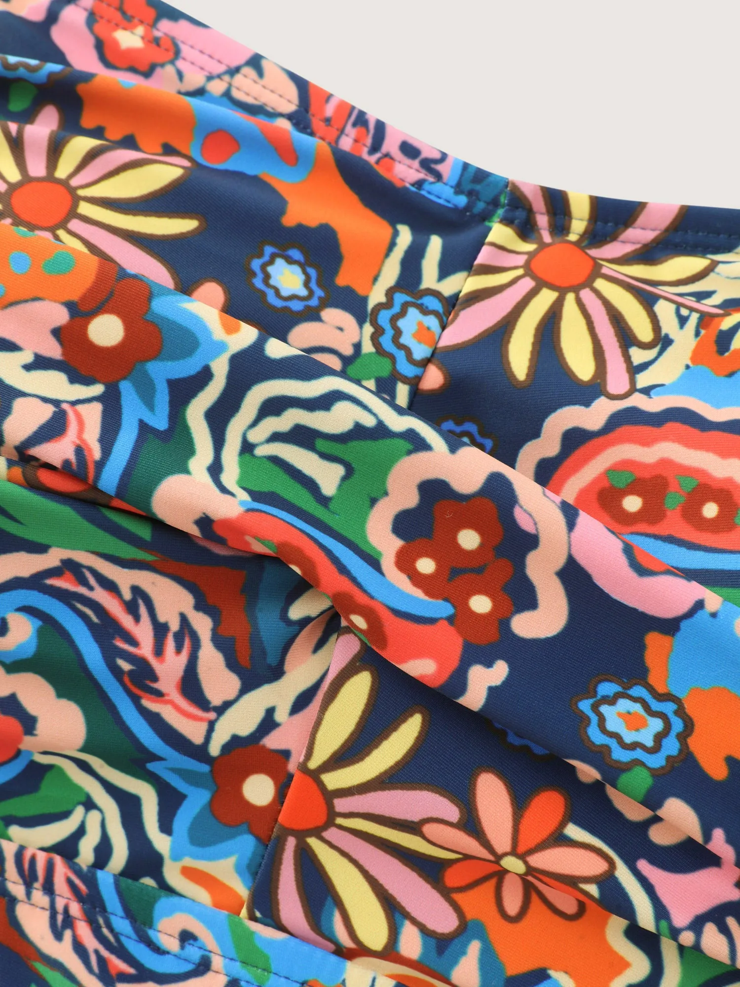 Floral Print Backless Pockets Swim Dress sold by Bloomchic product image thumbnail 4