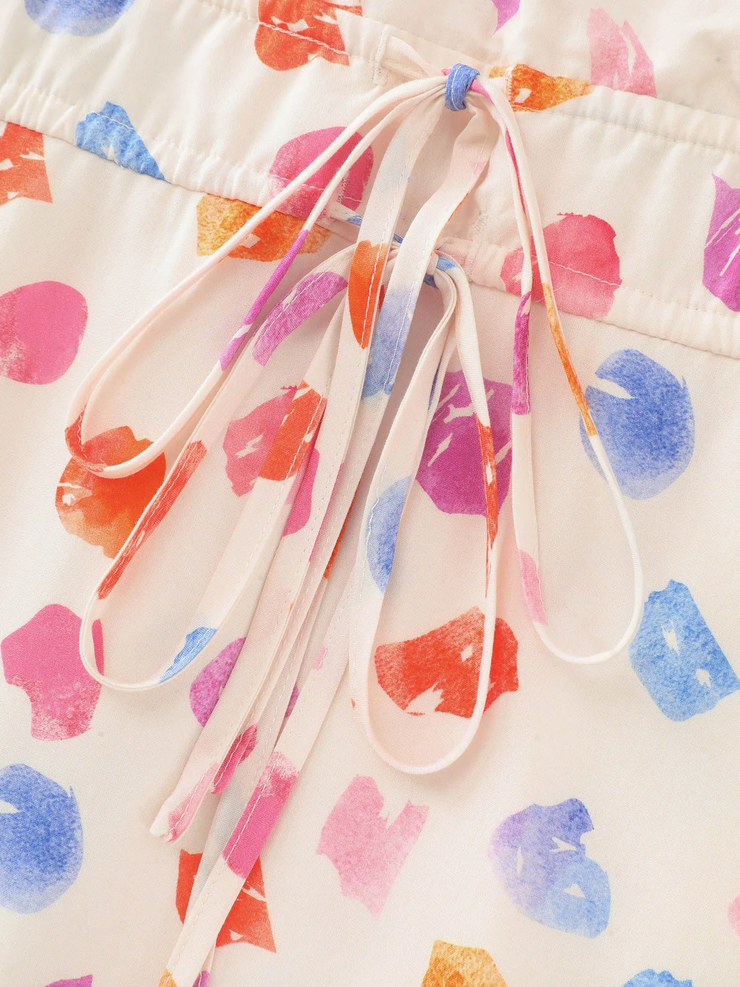 Colorful Paint Strokes Print Flowy Maxi Dress sold by Bloomchic product image thumbnail 5