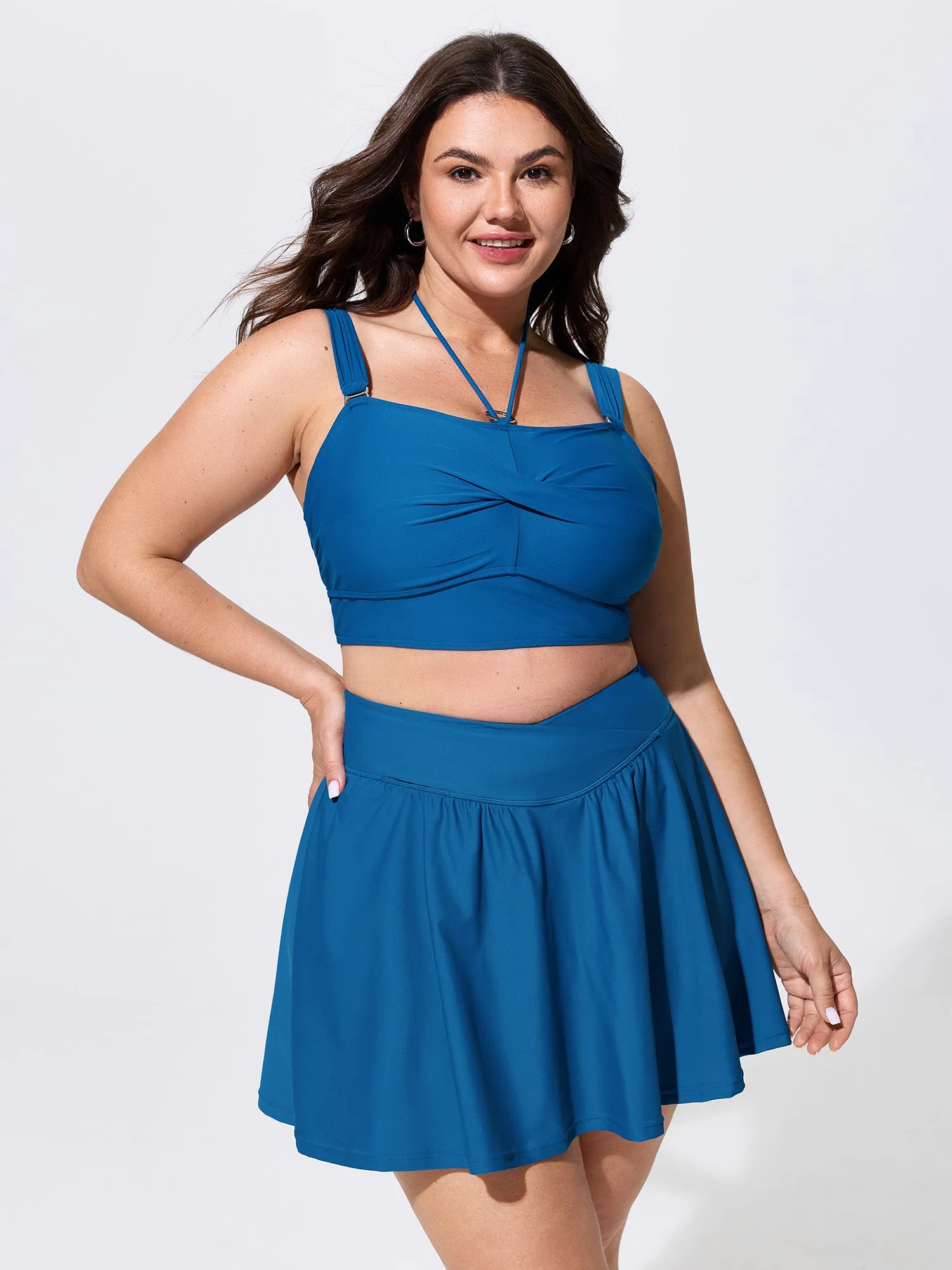 Overlap Waist Flowy Swim Bottoms sold by Bloomchic product image thumbnail 2