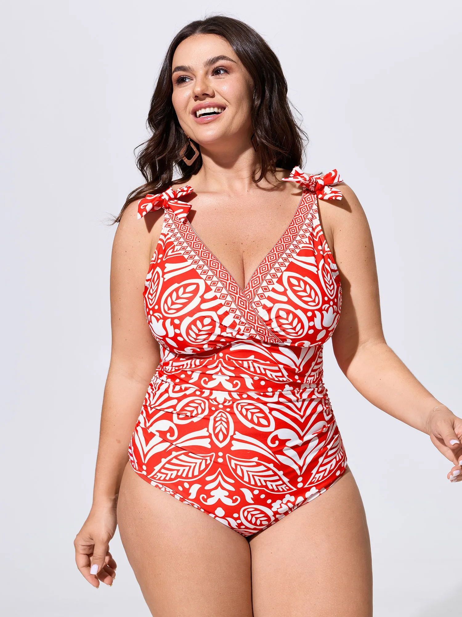 Pants Set Geometric Print One-Piece Swimsuit sold by Bloomchic product image thumbnail 2