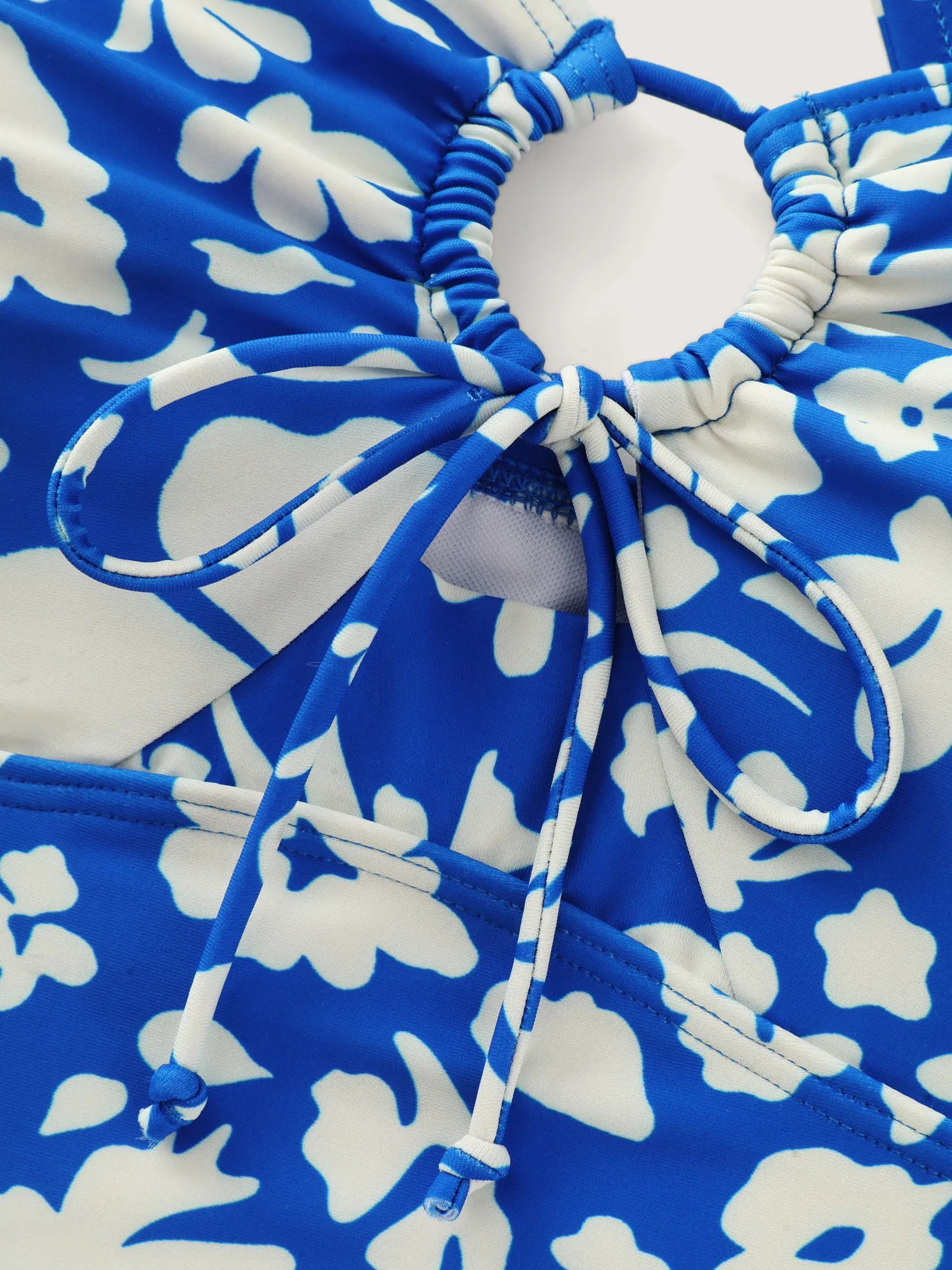 Floral Print Cut-Out Front Swim Top sold by Bloomchic product image thumbnail 5