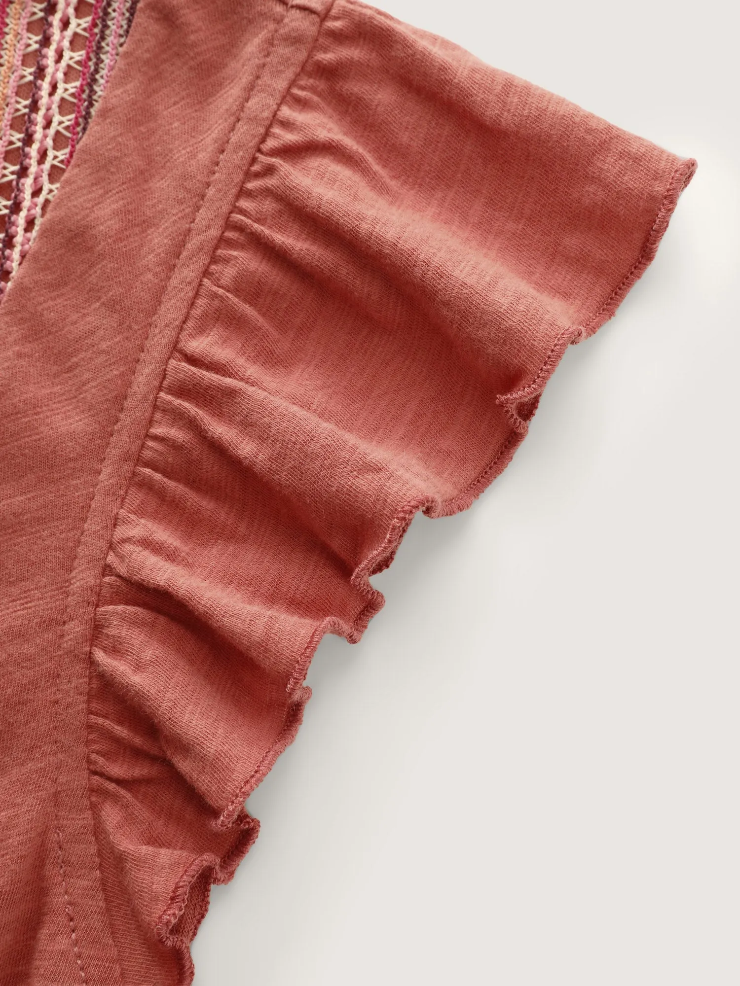 Supersoft Striped Print Pleated Knit Top sold by Bloomchic product image thumbnail 5