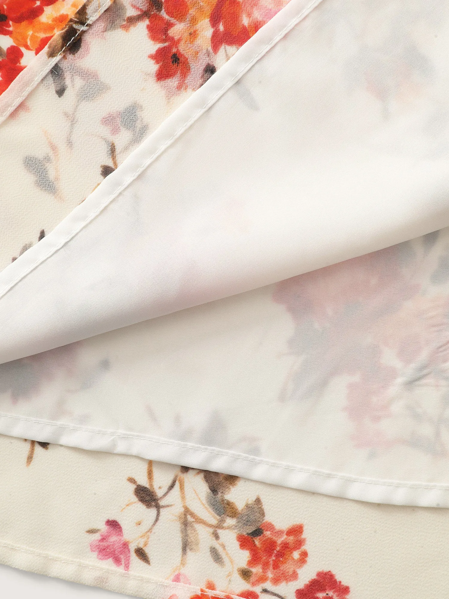 Floral Print Keyhole Neckline Shirt sold by Bloomchic product image thumbnail 5