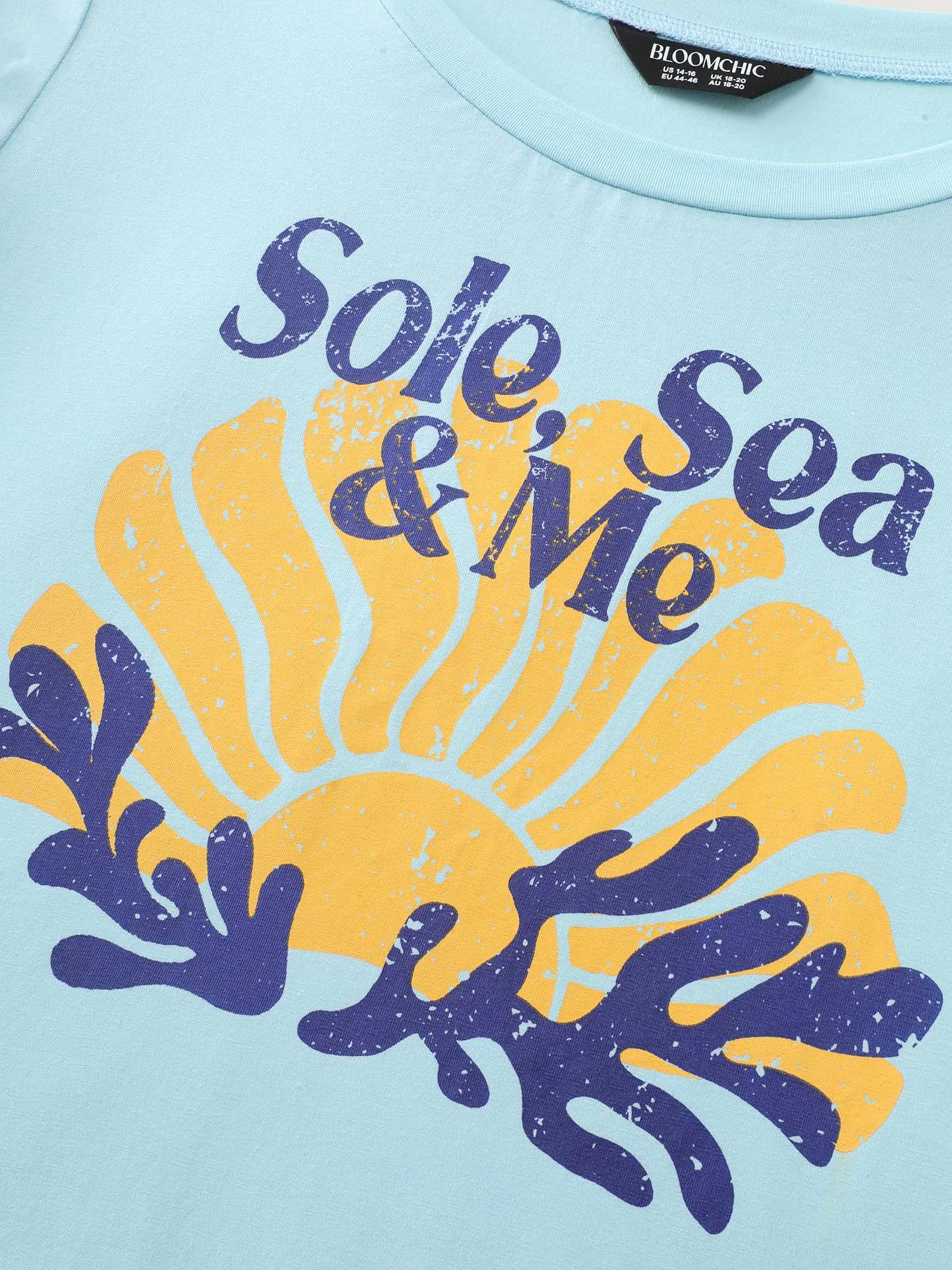 Cotton Solo Sea & Me T-Shirt sold by Bloomchic product image thumbnail 5