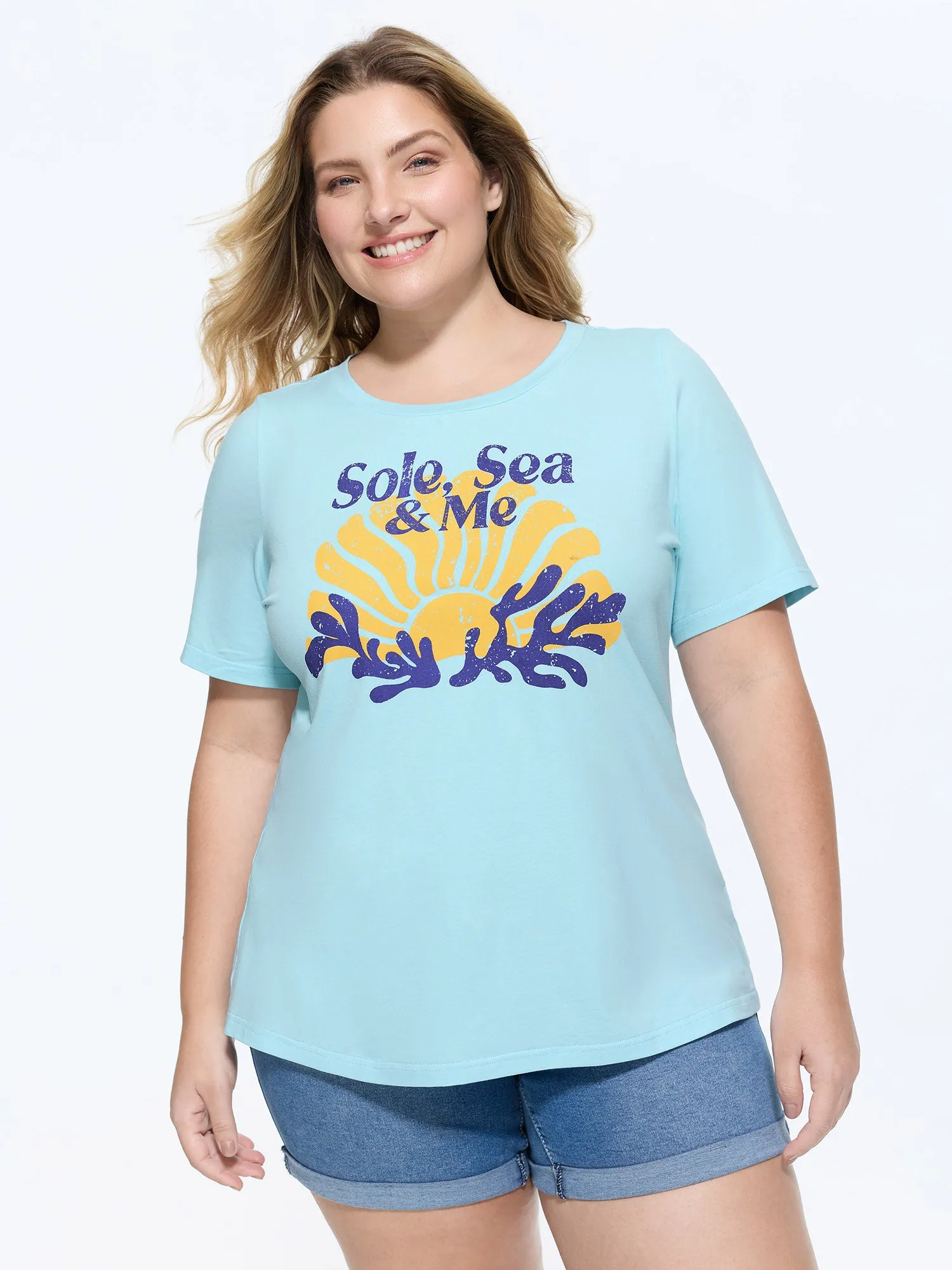 Cotton Solo Sea & Me T-Shirt sold by Bloomchic product image thumbnail 2