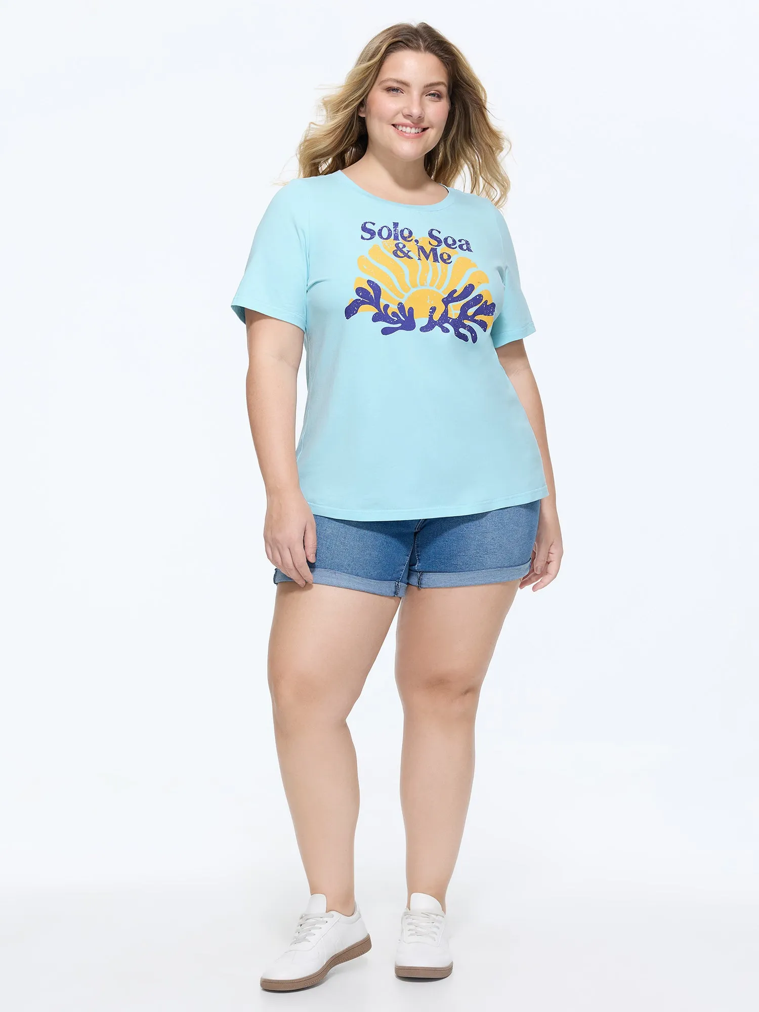 Cotton Solo Sea & Me T-Shirt sold by Bloomchic product image thumbnail 3