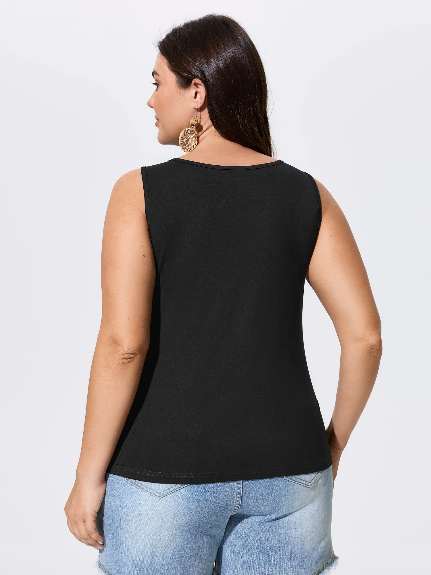Supersoft Paisley Print Flowy Tank Top sold by Bloomchic product image thumbnail 4