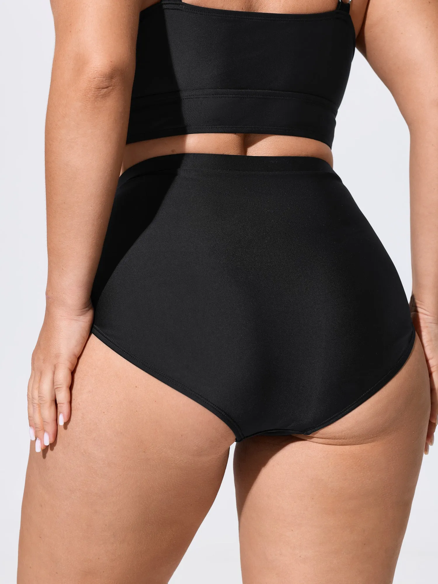 2 Piece Detachable Skirted Asymmetrical Hem Flowy Swim Bottoms sold by Bloomchic product image thumbnail 5