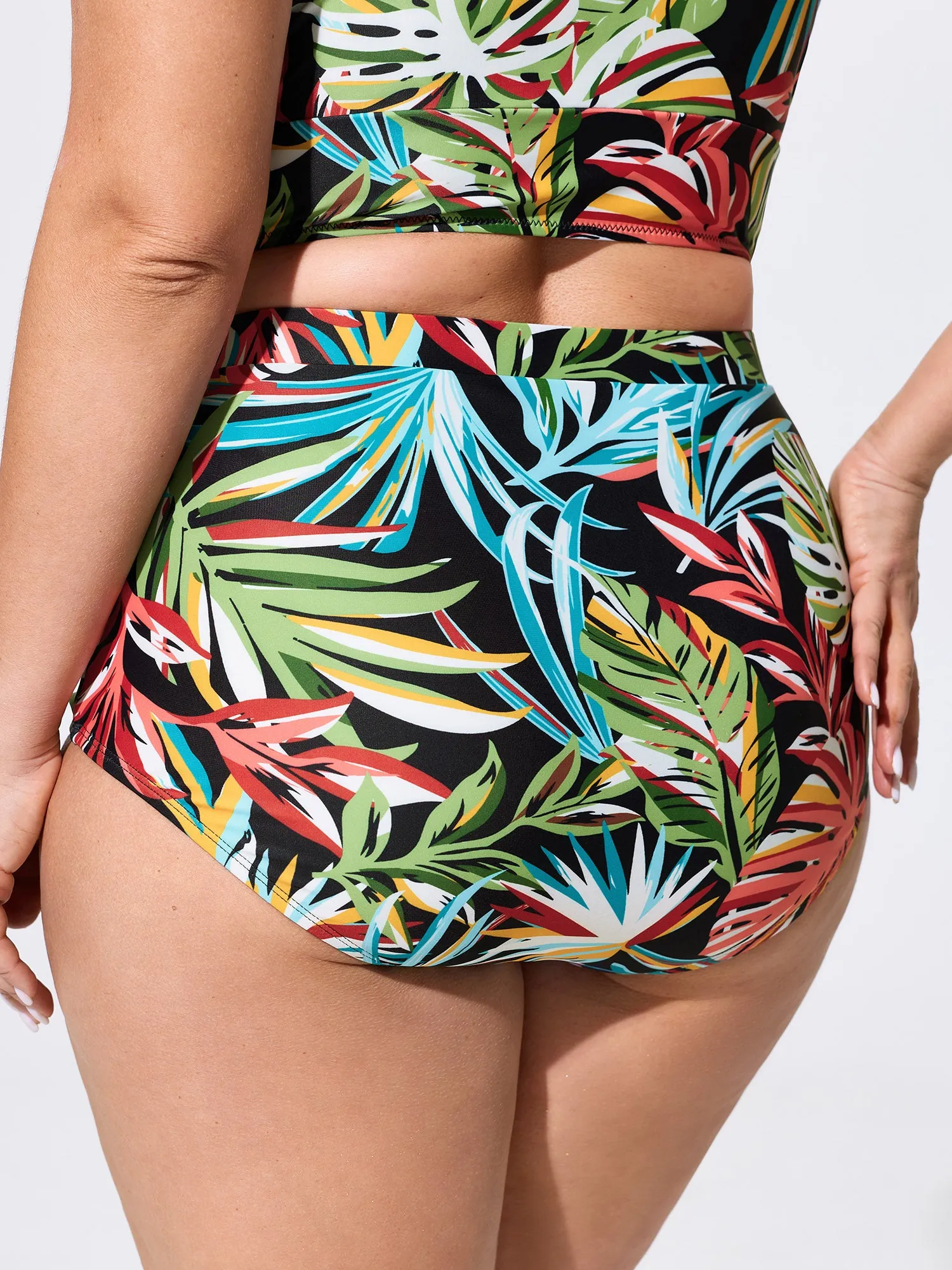 Tropical Vibes Sheer Sarong Set Swim Bottoms sold by Bloomchic product image thumbnail 5