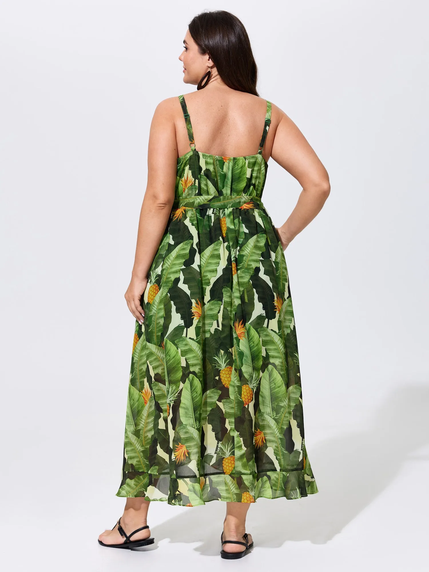 Breathabel Tropical Vacation Print Midi Dress sold by Bloomchic product image thumbnail 4