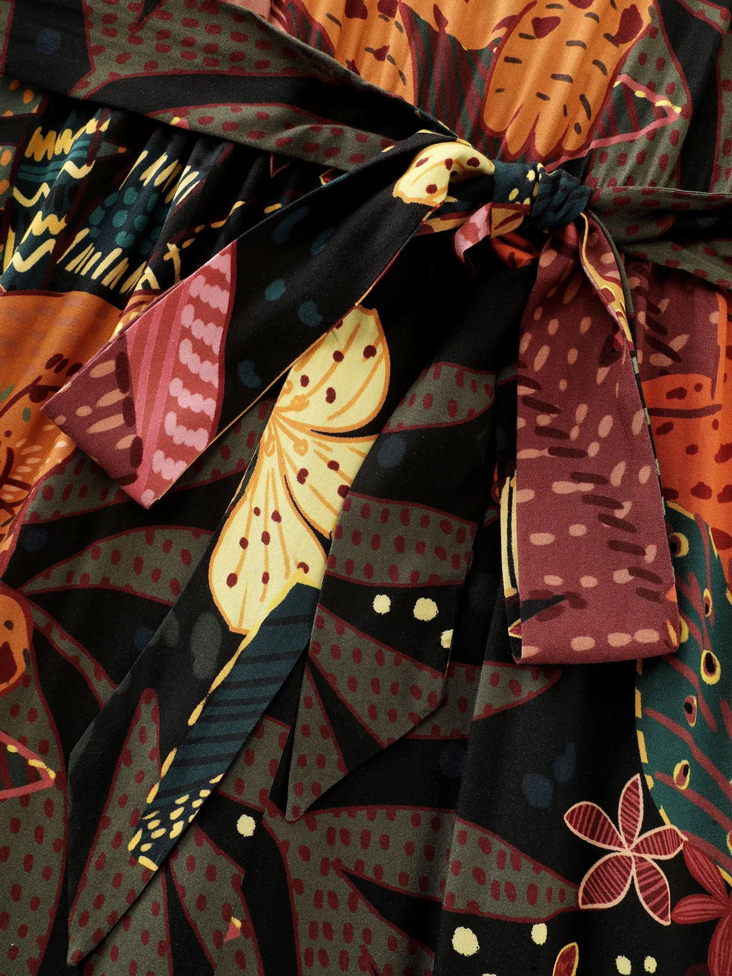 Wild Print Halter Neckline Sleeveless Jumpsuit sold by Bloomchic product image thumbnail 5