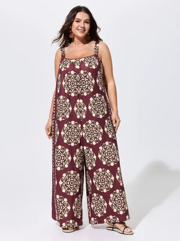 Sunkissed Stretchy Adjustable Strap Jumpsuit made by Bloomchic