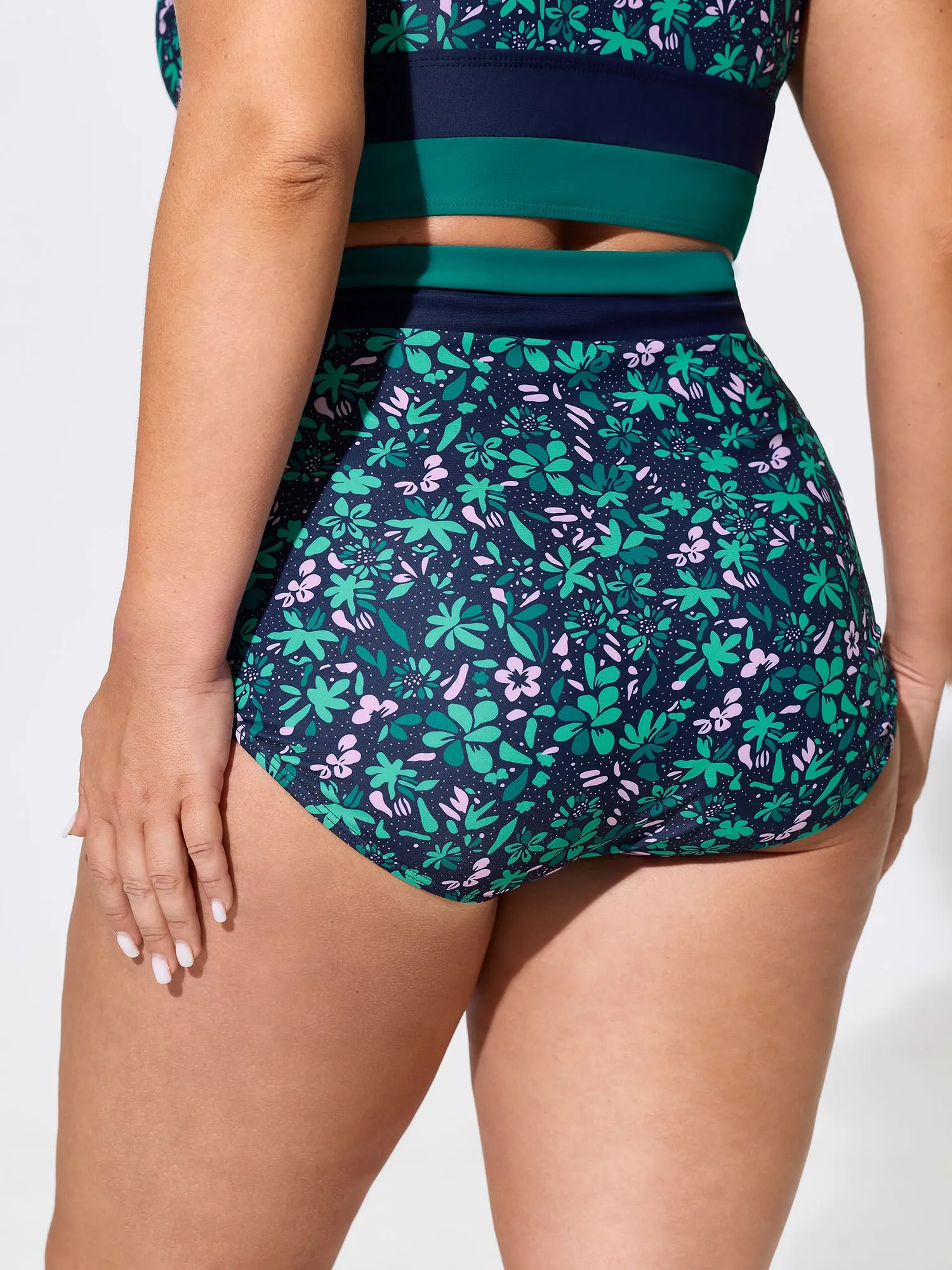 Colorful Floral Print Swim Bottoms sold by Bloomchic product image thumbnail 4