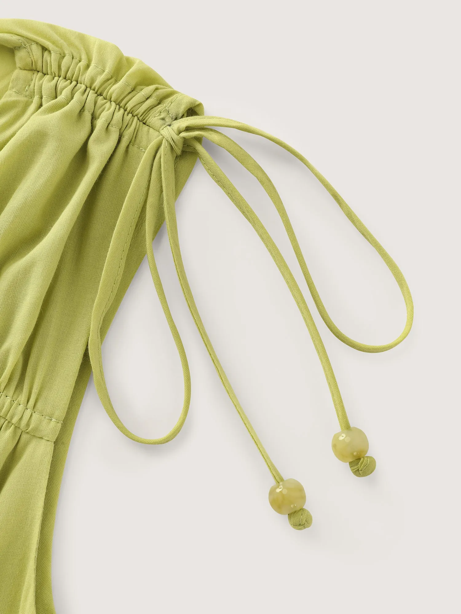 Cotton Stretchy Waist-Defining Midi Dress sold by Bloomchic product image thumbnail 5