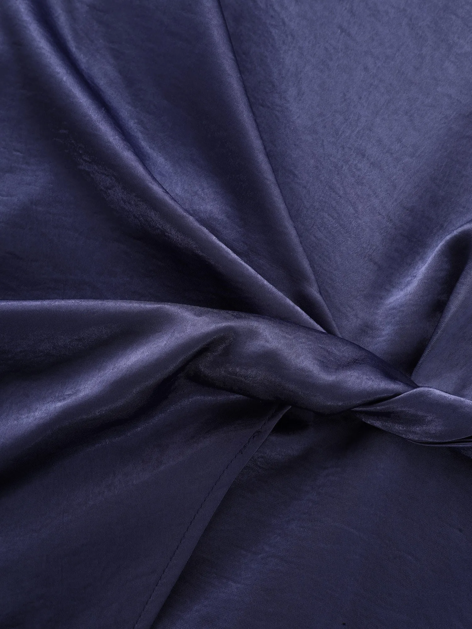 Sleek Satin Draped Waist Midi Dress sold by Bloomchic product image thumbnail 5