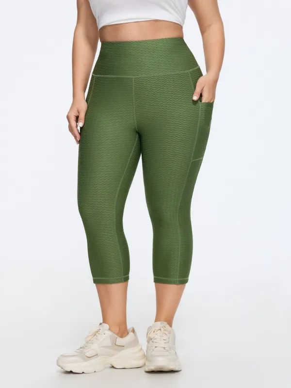 Stretchy Pockets High-Rise Leggings made by Bloomchic