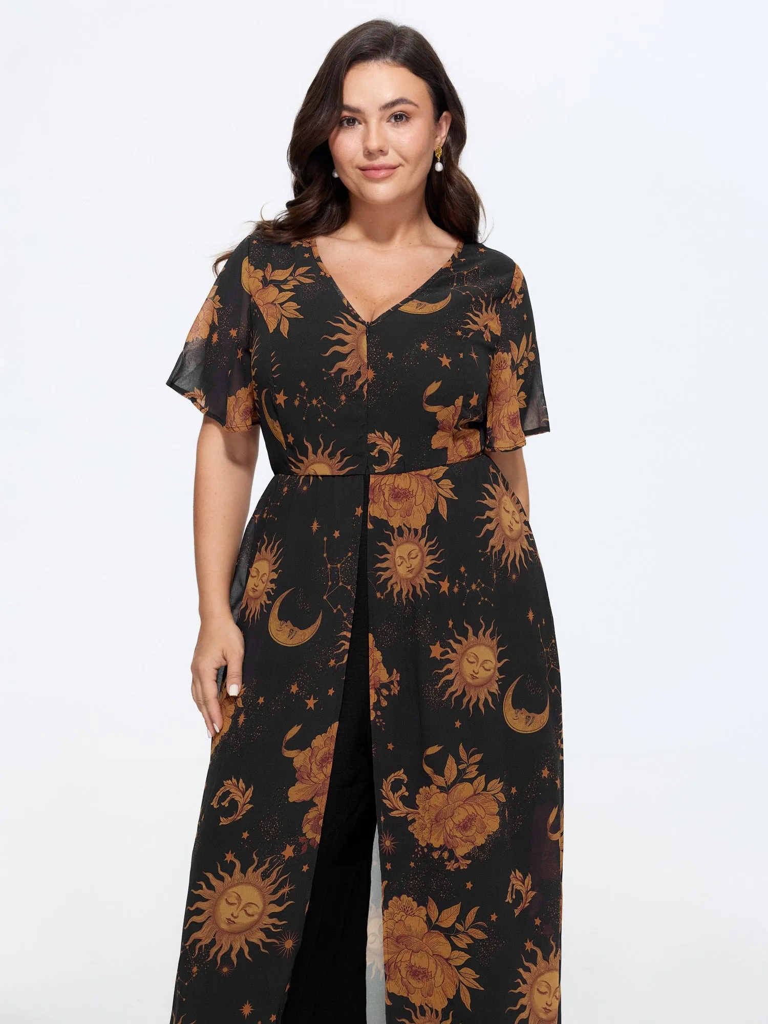 Hidden Zipper Layered Pockets Jumpsuit sold by Bloomchic product image thumbnail 3