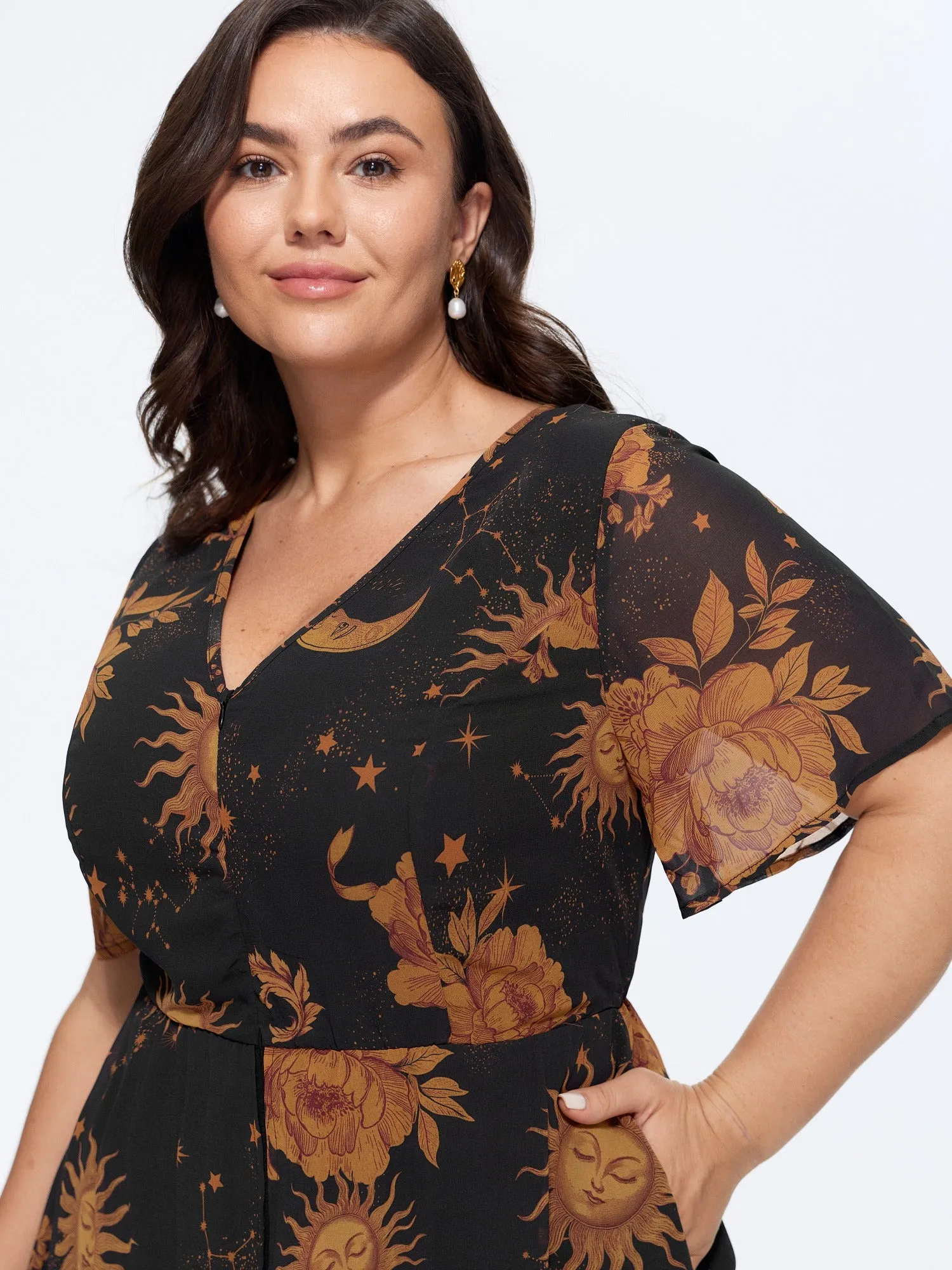 Hidden Zipper Layered Pockets Jumpsuit sold by Bloomchic product image thumbnail 2
