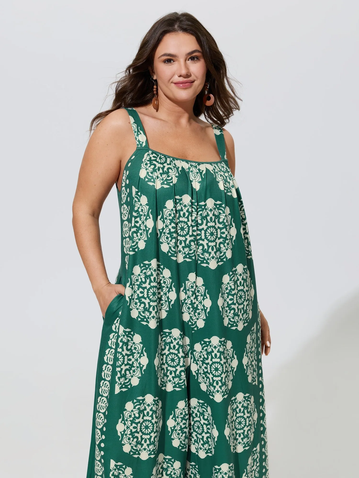 Sunkissed Stretchy Adjustable Strap Jumpsuit sold by Bloomchic product image thumbnail 4
